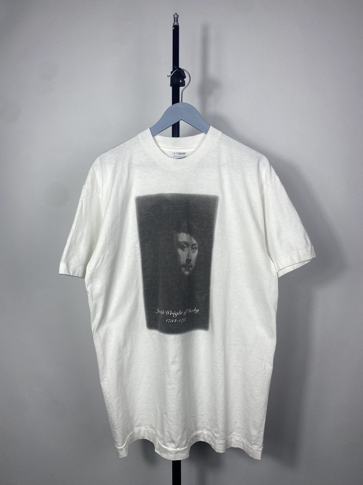 Vintage Vintage 90s Archive ART Joseph Wright of Derby T shirt Size US L / EU 52-54 / 3 - 1 Thumbnail