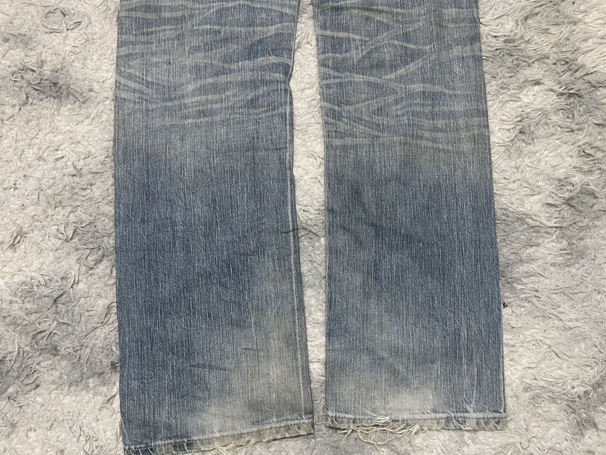 Edwin 2000s EDWIN 503 JEANS RARE DESIGN DISTRESSED Size US 36 / EU 52 - 12 Thumbnail