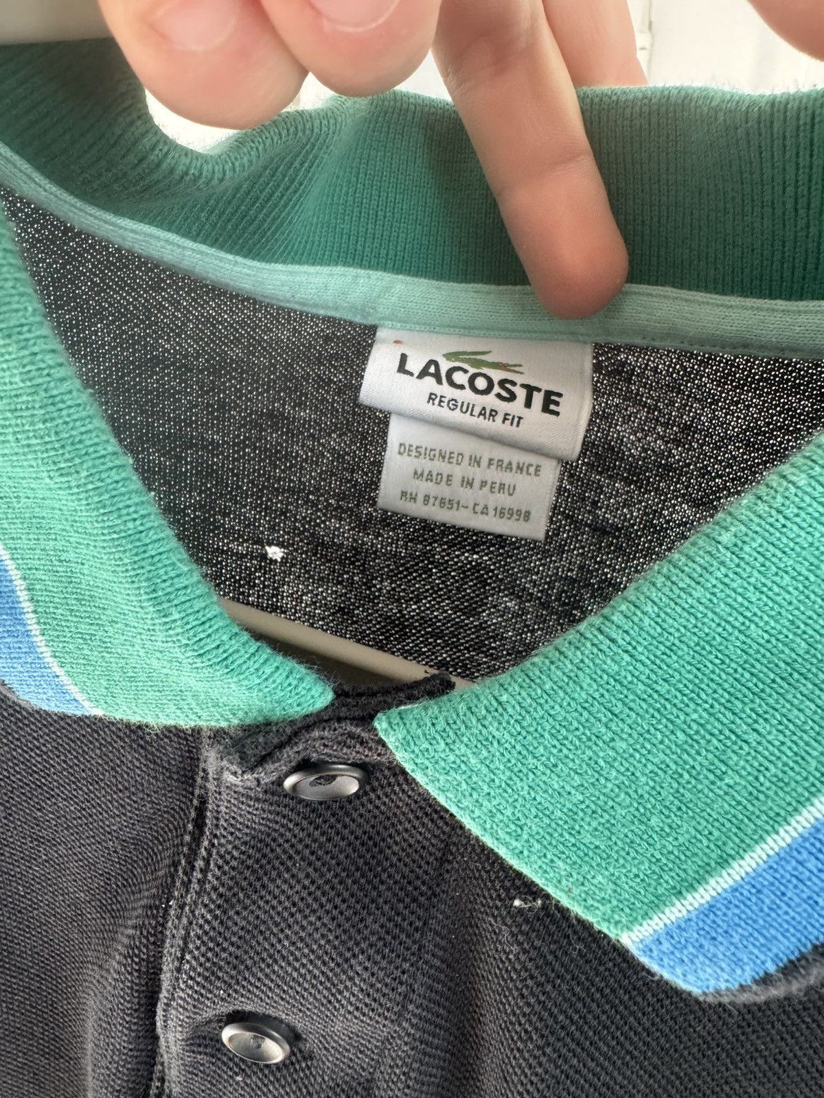 Lacoste Lacoste Polo Size US L / EU 52-54 / 3 - 3 Thumbnail