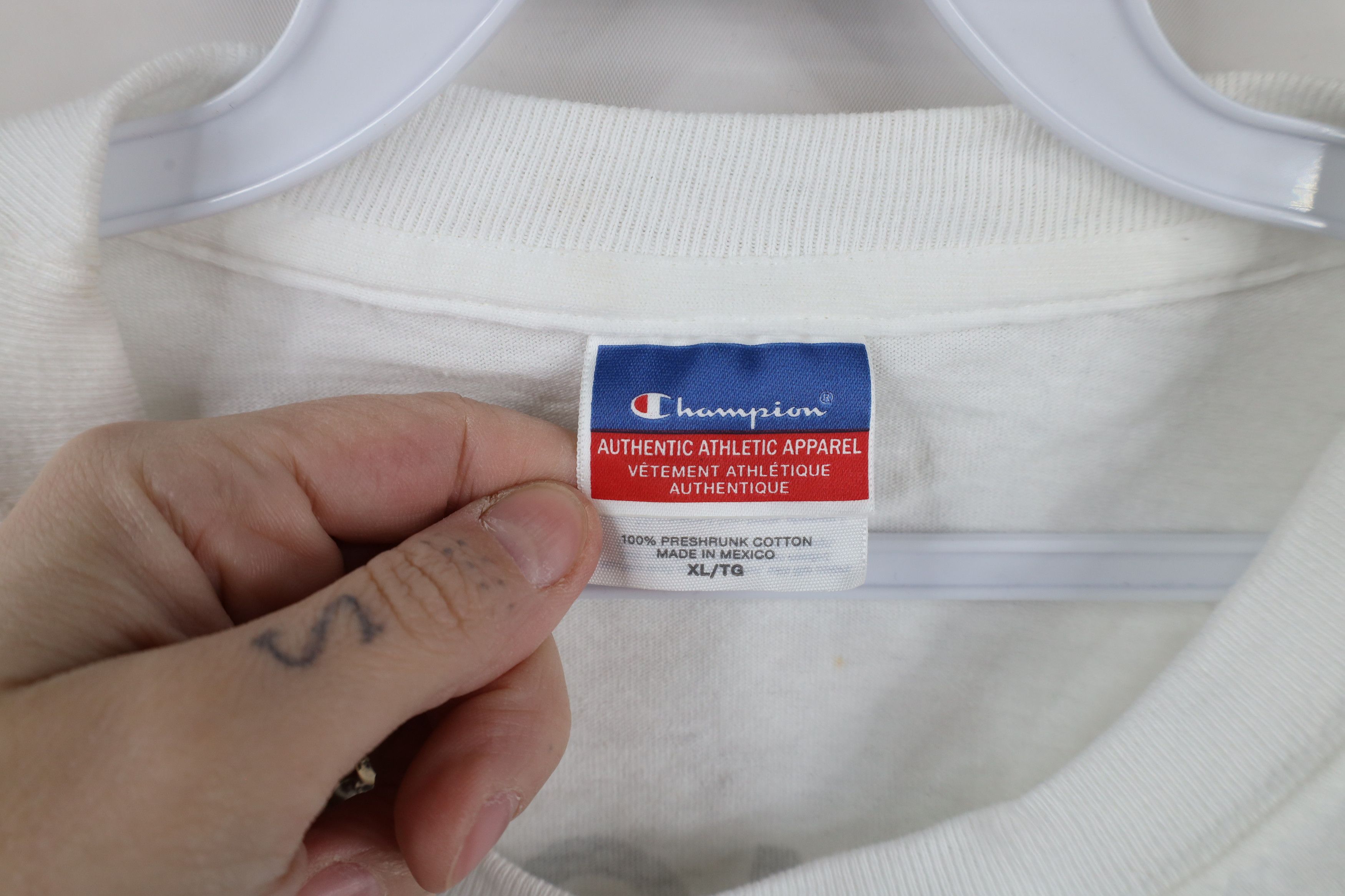 Champion × Vintage Vintage 90s Champion Nissan Motors Short Sleeve T-Shirt Size US XL / EU 56 / 4 - 8 Thumbnail