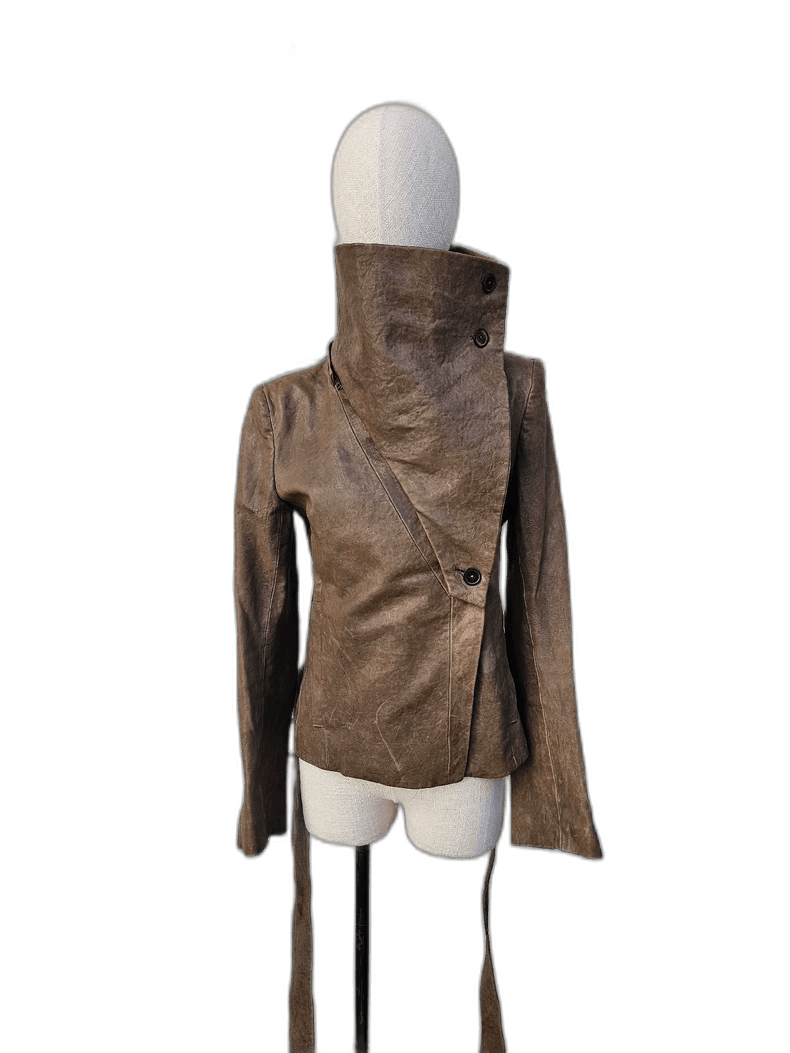 Ann Demeulemeester Women's Leather Jacket-2506