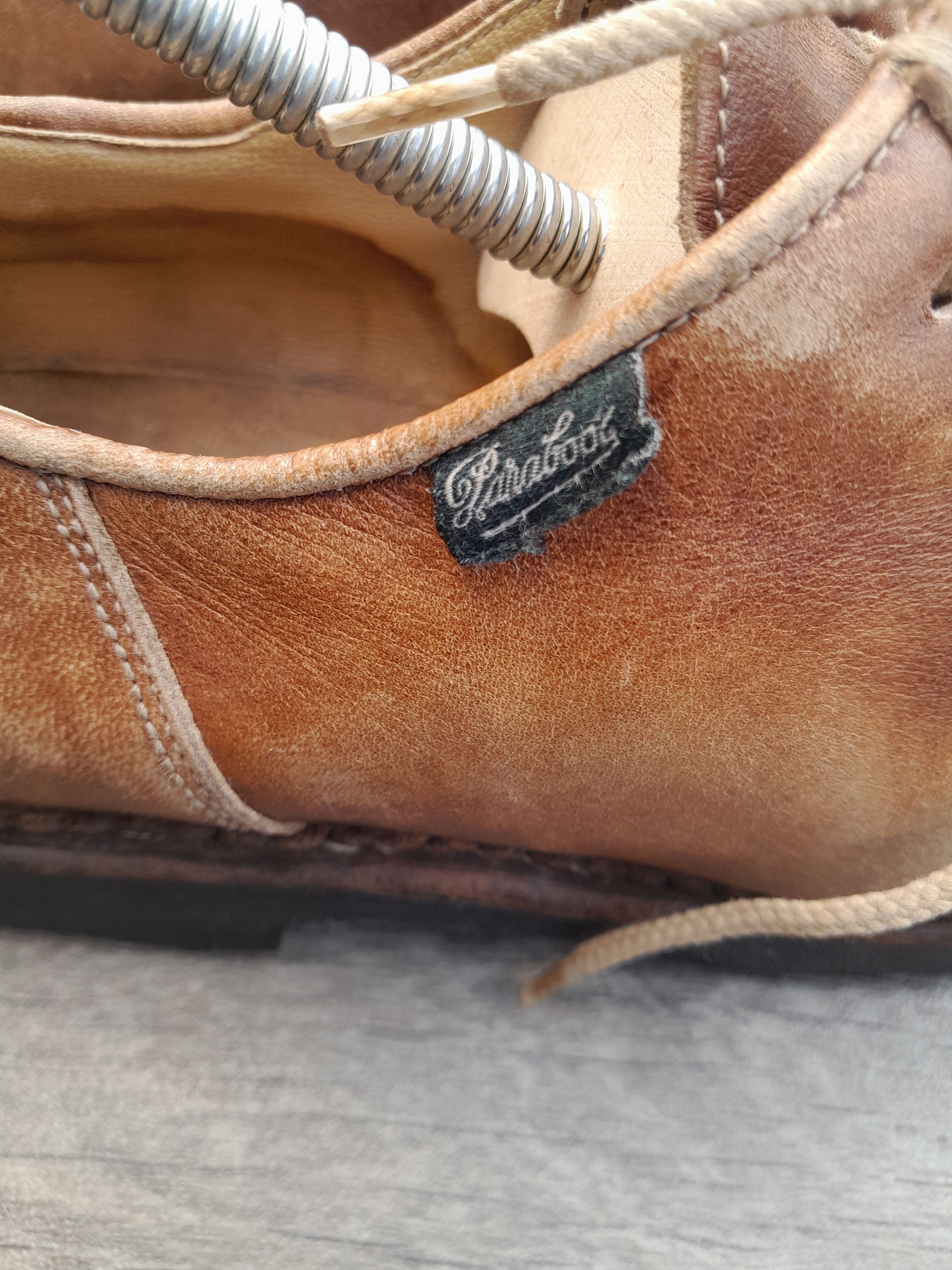 Paraboot Michael Derby shoes in brown leather. Size US 5 / EU 37 - 3 Thumbnail