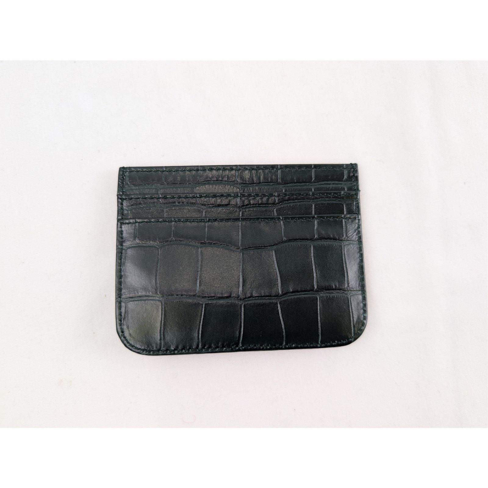 Balenciaga o1rshd1 Size: OS / Puffy Croc Embossed Monaco Card Holder Size ONE SIZE - 5 Thumbnail