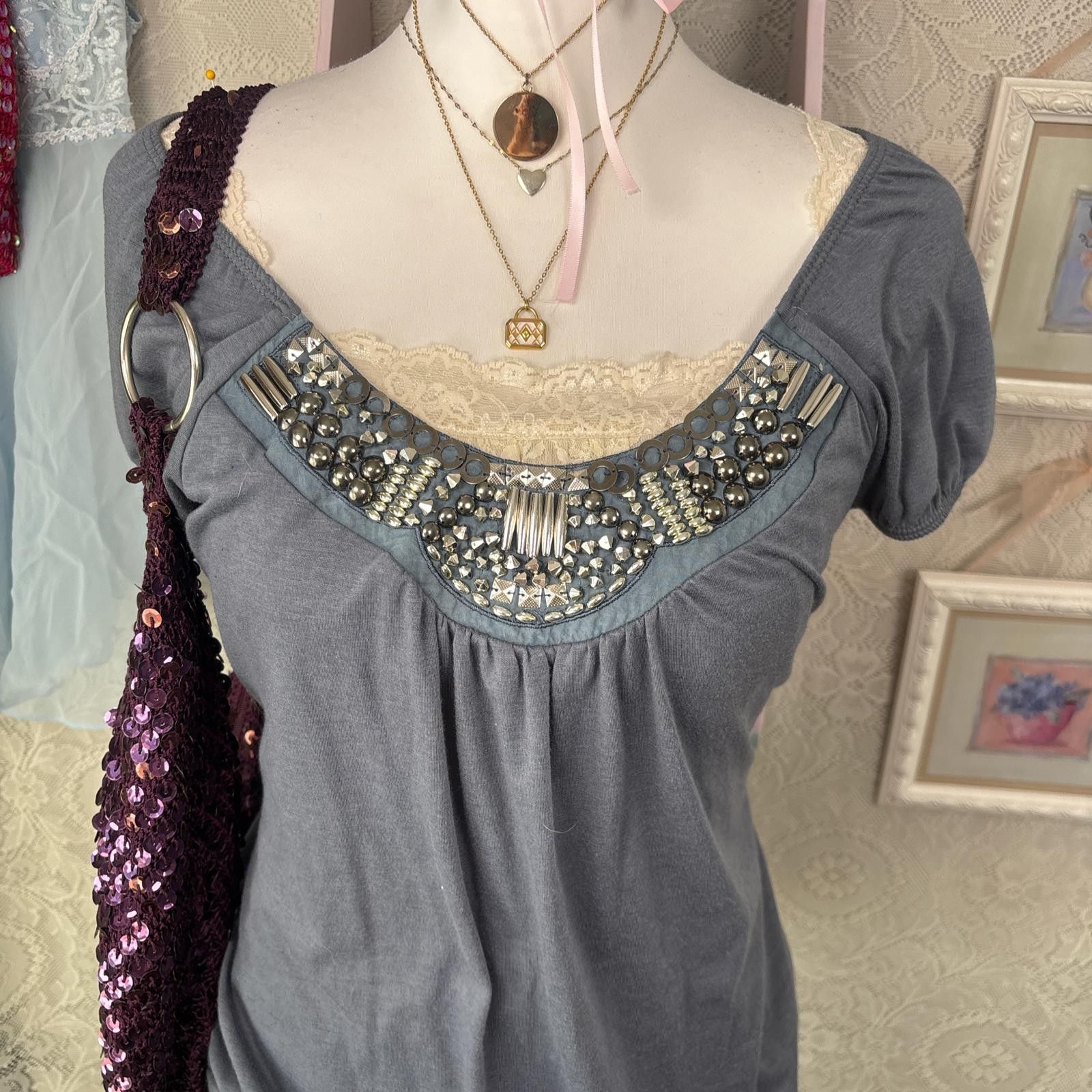 Other y2k sequin 2000s glam going out top Size M / US 6-8 / IT 42-44 - 4 Thumbnail
