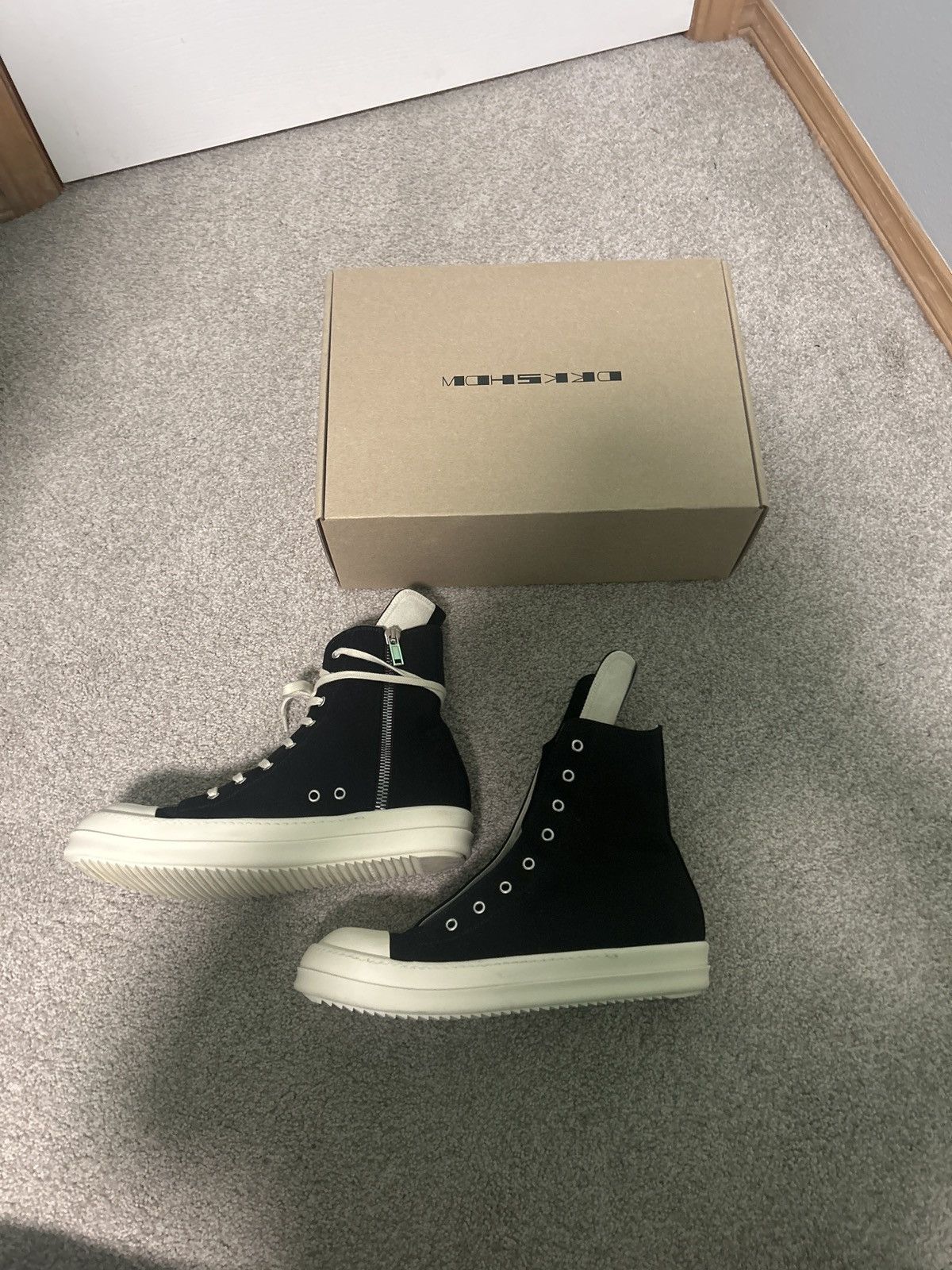 Rick Owens Rick Owen Hollywood hi-top Size US 11 / EU 44 - 3 Thumbnail