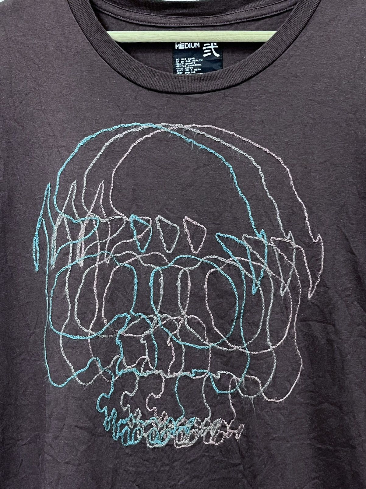 PPFM 🔥PPFM Embroidery 3D Illusion SKULL Double Layer Vetements Size US M / EU 48-50 / 2 - 2 Thumbnail