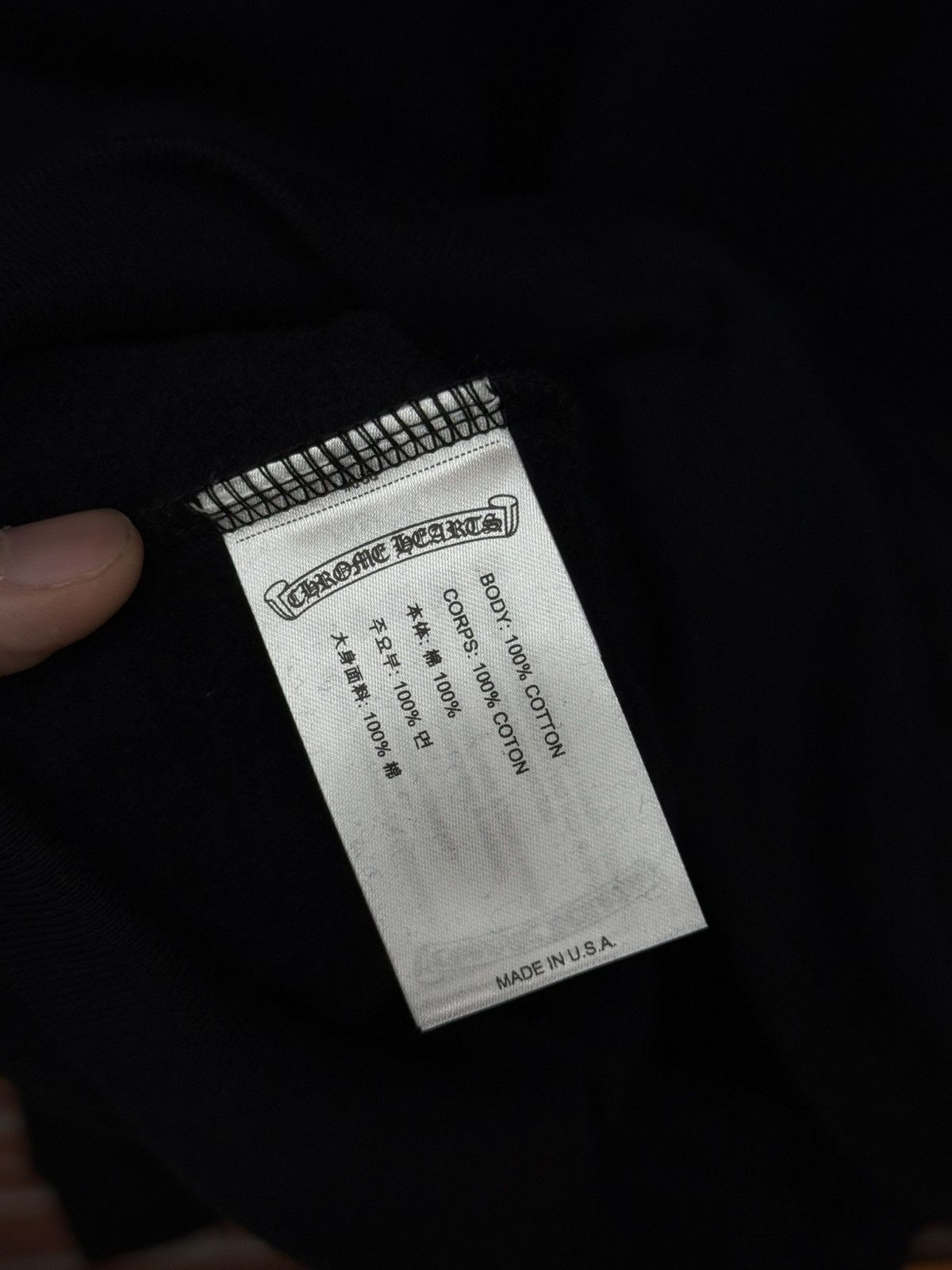 Chrome Hearts L - Authentic Chrome Hearts Black Silver Hoodie (NEW) Size US L / EU 52-54 / 3 - 16 Thumbnail