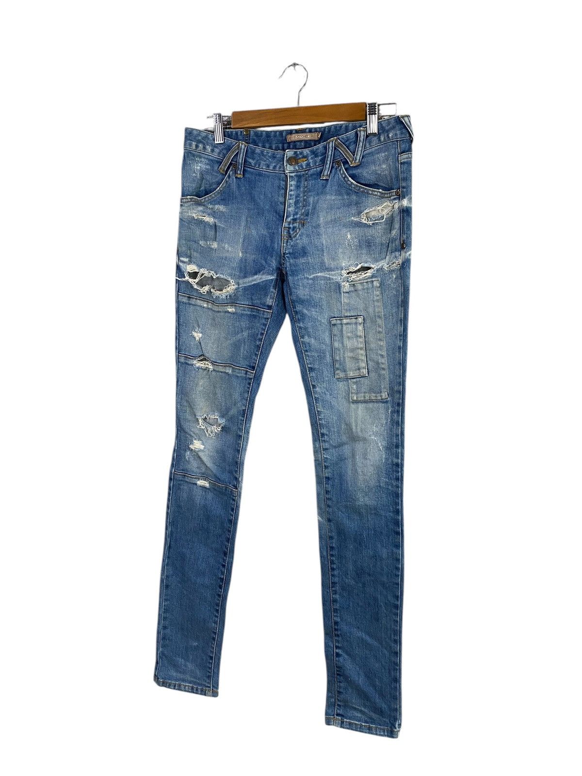 Tornado Mart Vintage tornado mart japan distressed denim Size US 31 - 2 Thumbnail