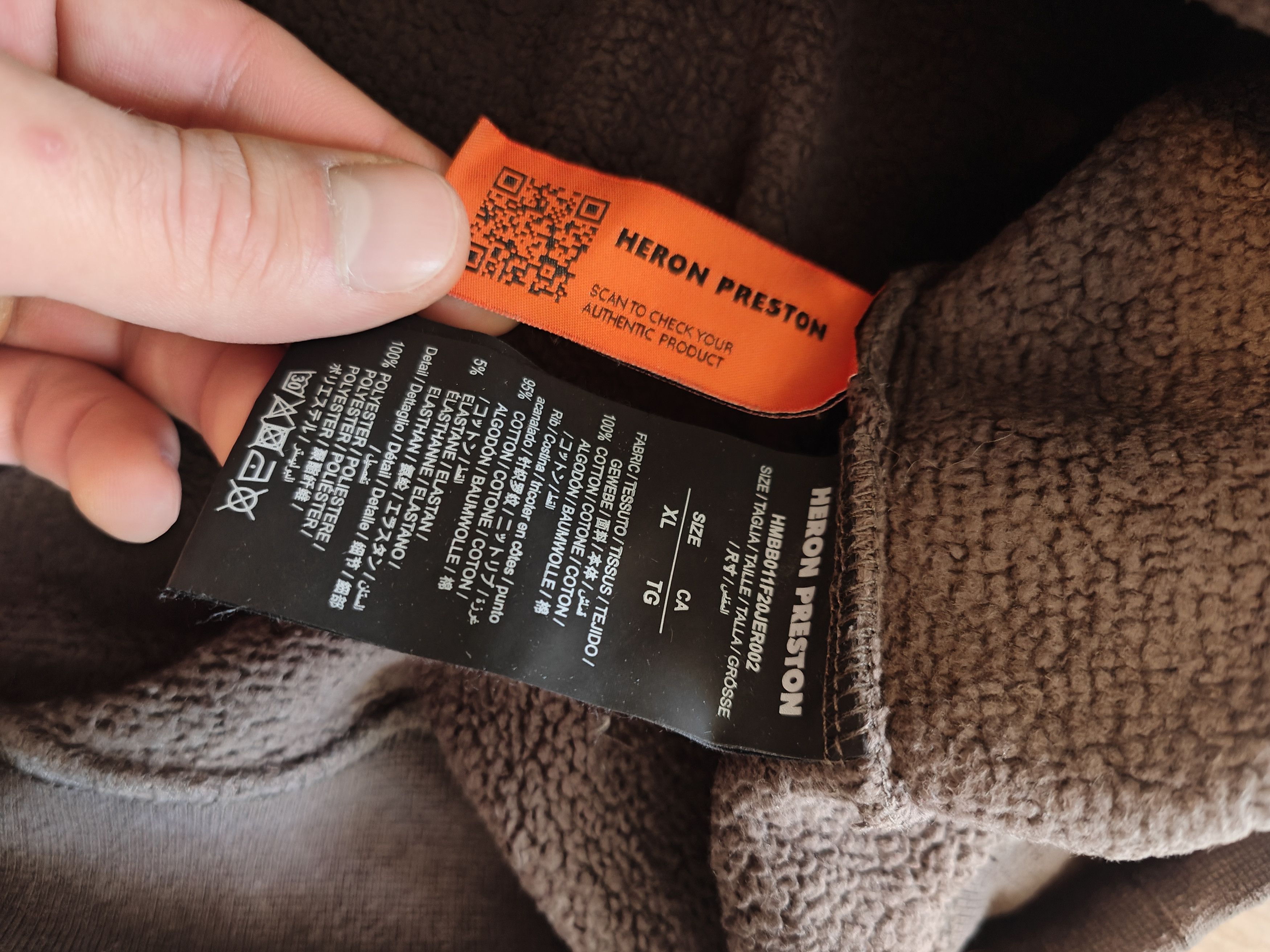 Heron Preston Heron Hoodie Size US XL / EU 56 / 4 - 5 Thumbnail