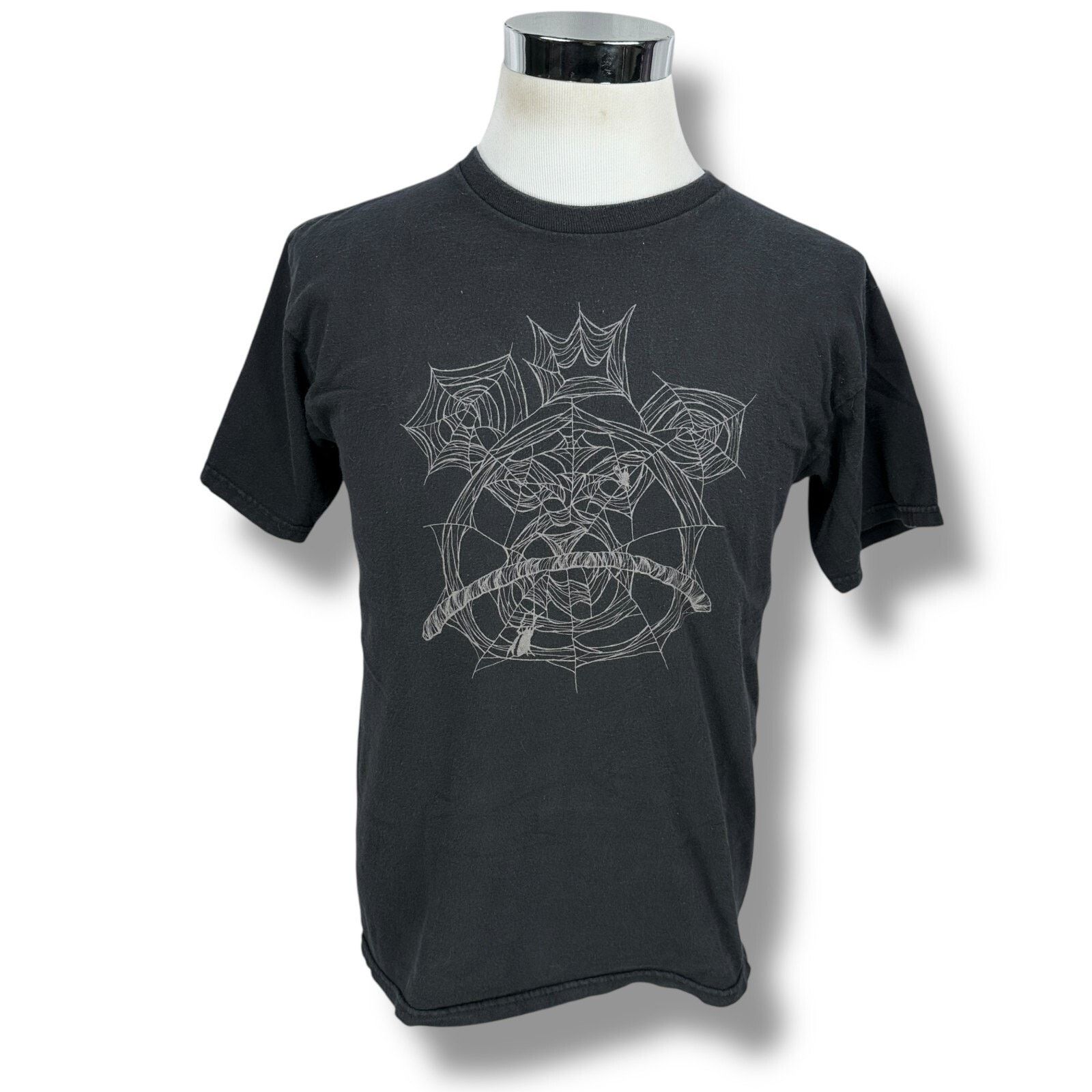 Mishka Mishka NYC Web Mop T-Shirt Men’s Medium Black Short Sleeve Size US M / EU 48-50 / 2 - 1 Thumbnail