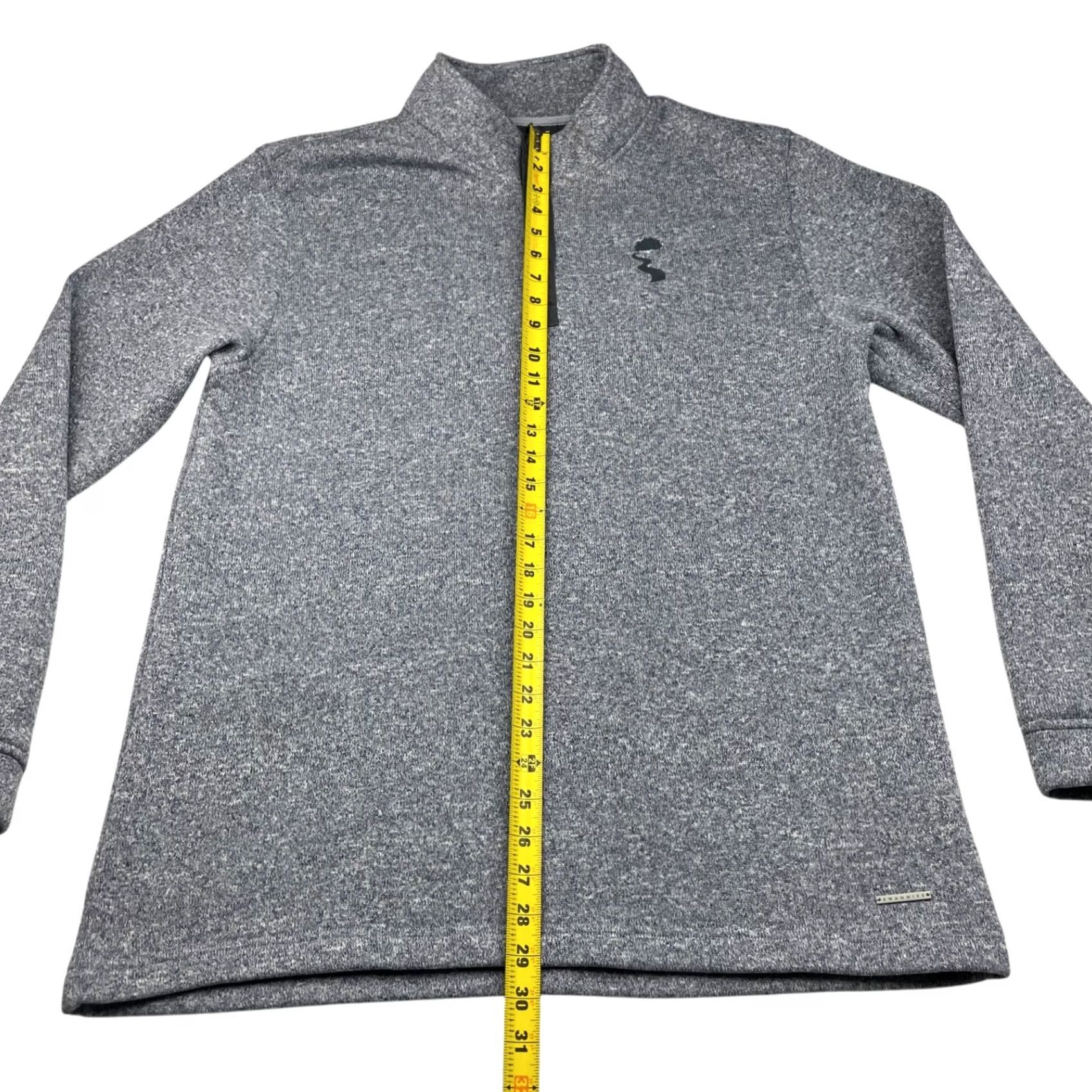 Vintage Swannies Men's 1/4 Snap Button Fleece Pullover Blue 2XL Size US XXL / EU 58 / 5 - 6 Thumbnail