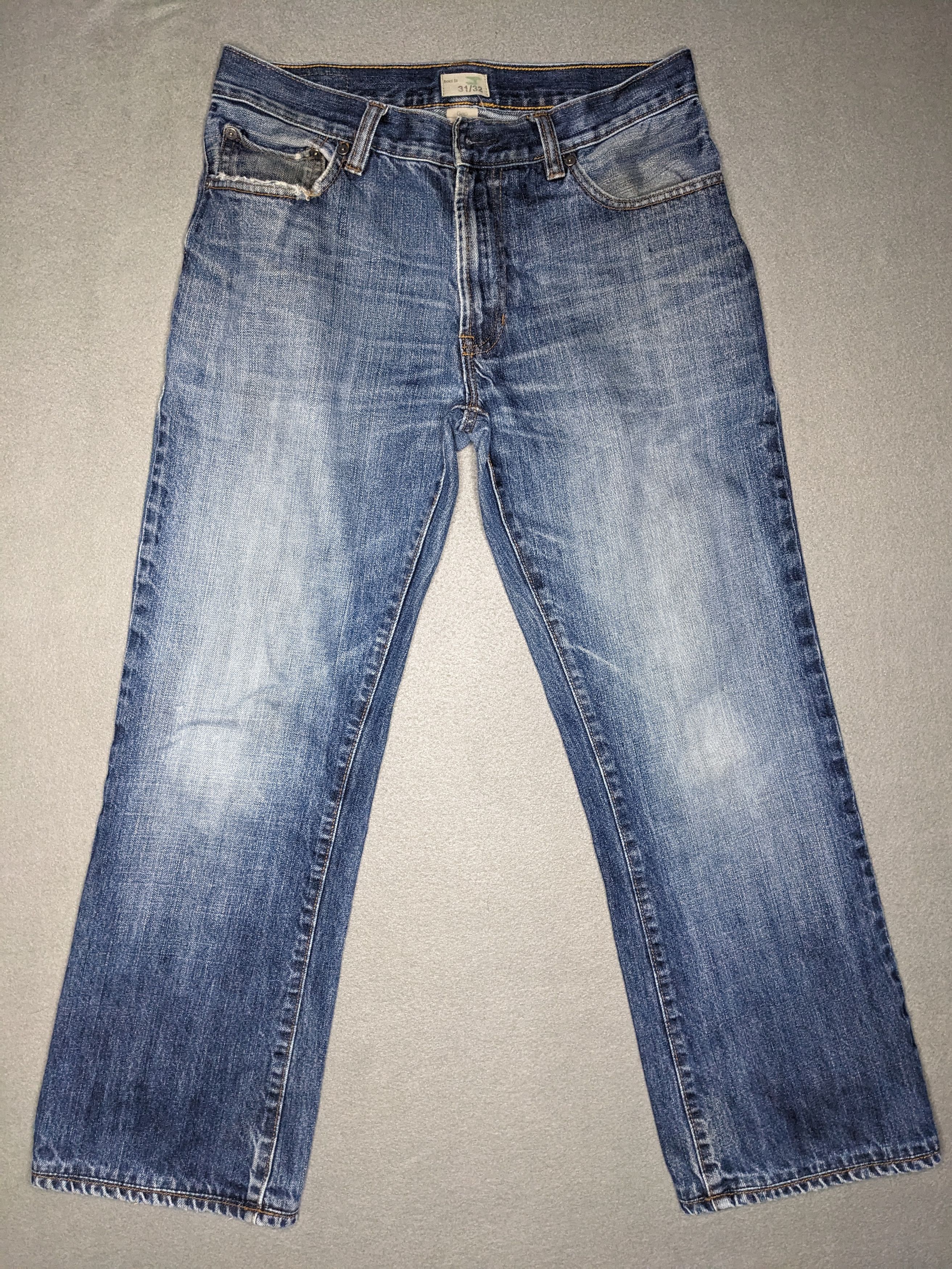 Gap VINTAGE Gap 1969 Jeans 30x28 Straight Wide Denim Size US 30 / EU 46 - 2 Thumbnail