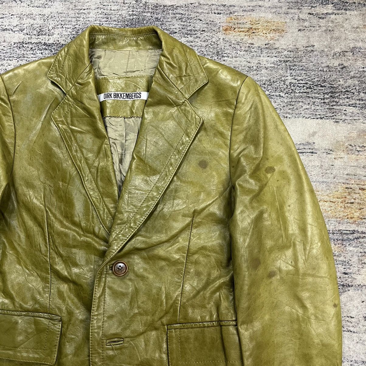 Dirk Bikkembergs × Vintage Vintage Dirk Bikkembergs Blazer leather Size US M / EU 48-50 / 2 - 9 Thumbnail