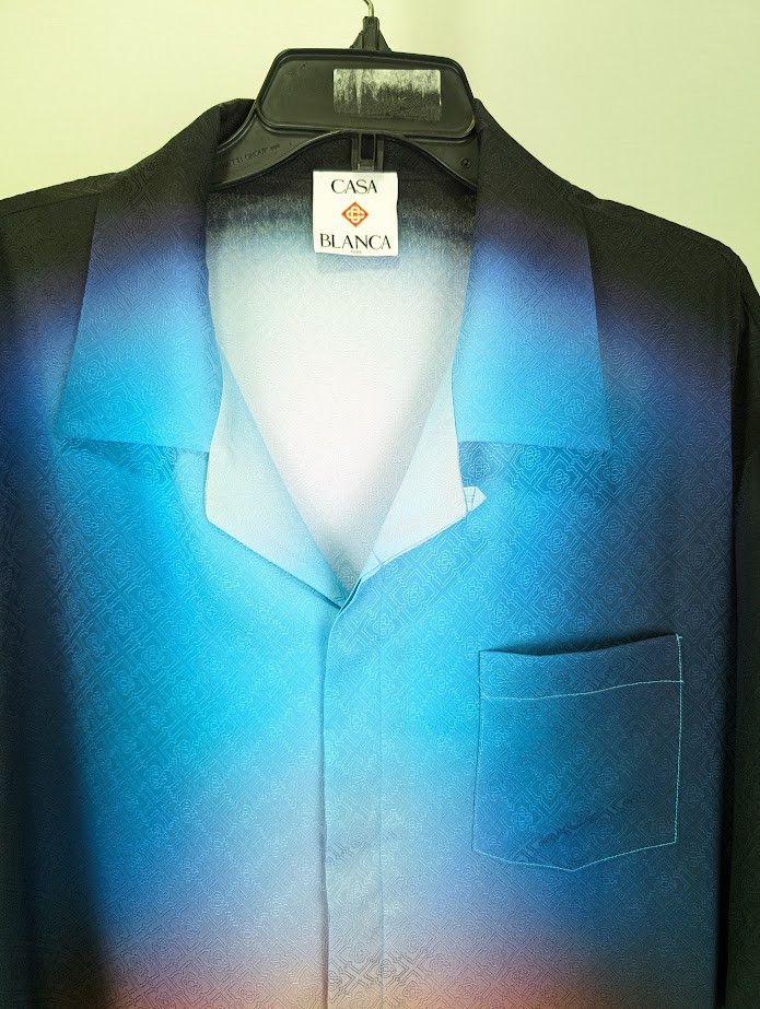 Casablanca o1rshd1 DUP / Short Sleeve Cuban Collar Shirt in Gradient Size US XXL / EU 58 / 5 - 3 Thumbnail