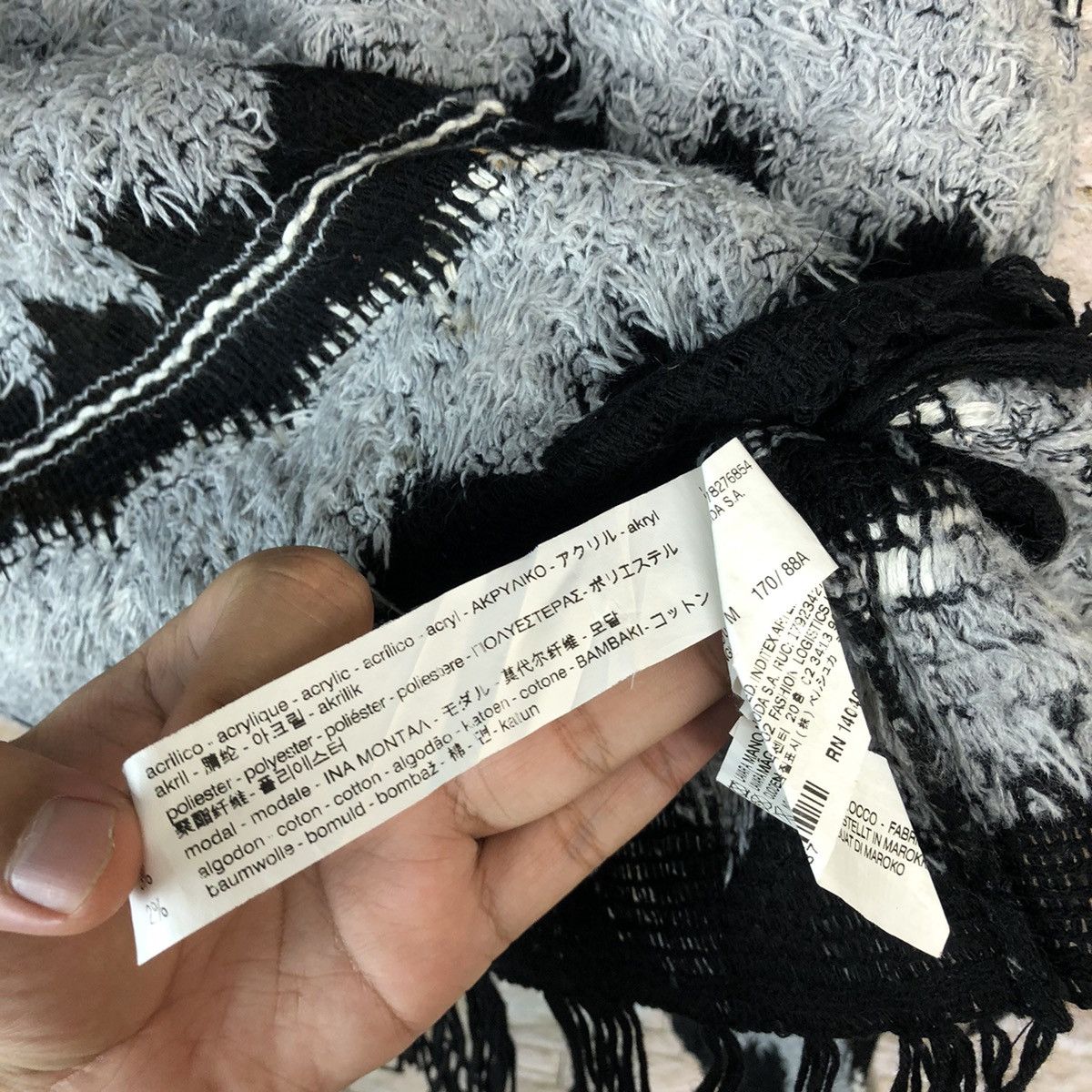 Homespun Knitwear × Japanese Brand × Vintage Bershka mohair fur vintage Black Knitwear #A1058 Size M / US 6-8 / IT 42-44 - 11 Thumbnail