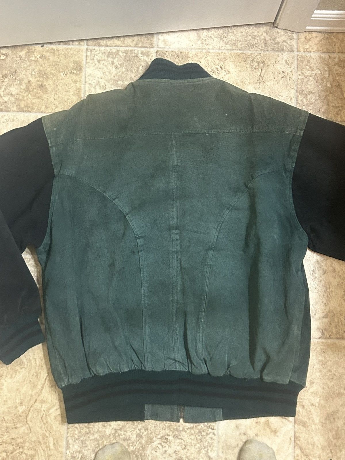 Genuine Leather × Levi's × Vintage Brittania Outerwear genuine bull hide varsity jacket Size US L / EU 52-54 / 3 - 13 Thumbnail