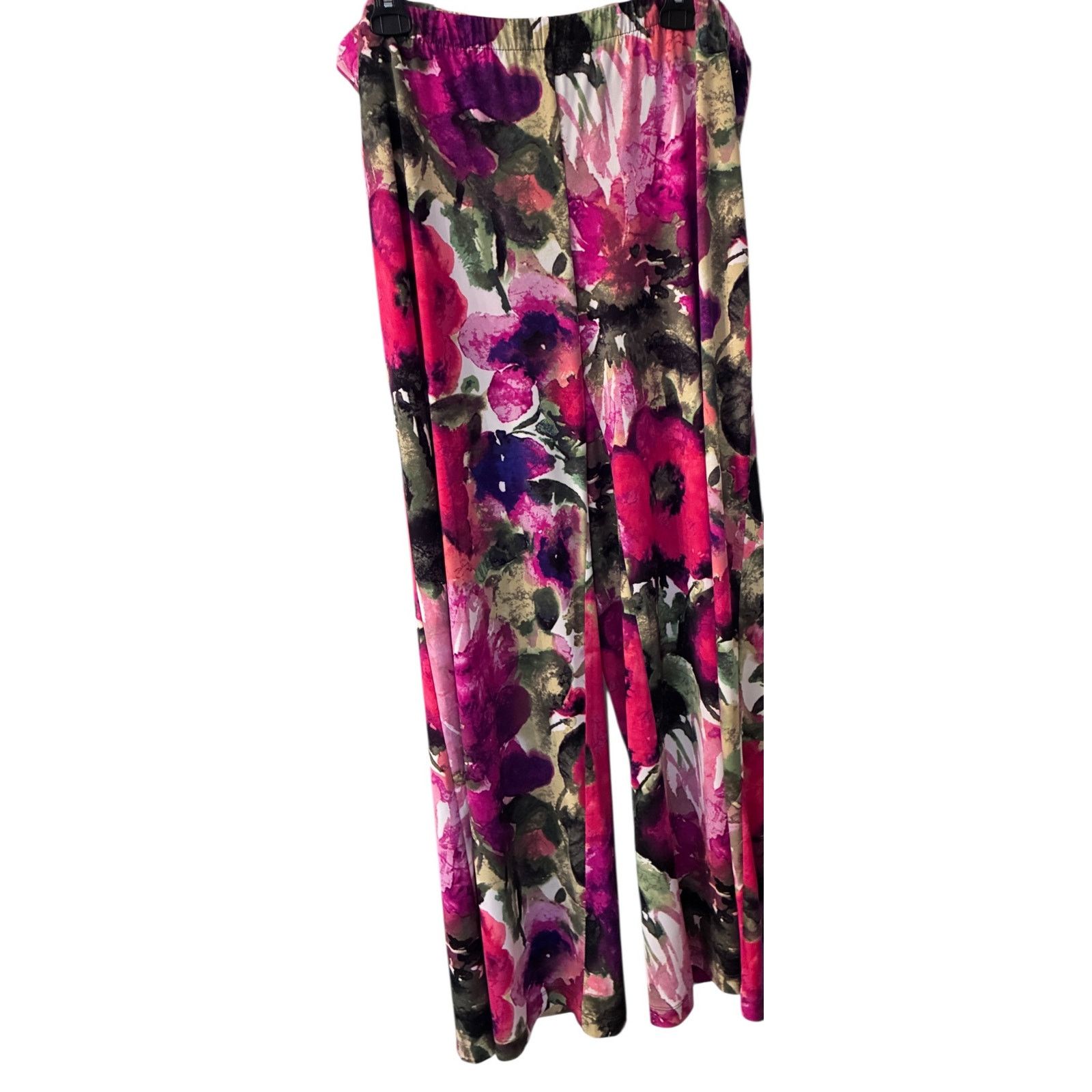 Other NWT Woman's Chico's Floral Wide Leg pants Plus size 3X Size 40" / US 18 - 7 Thumbnail