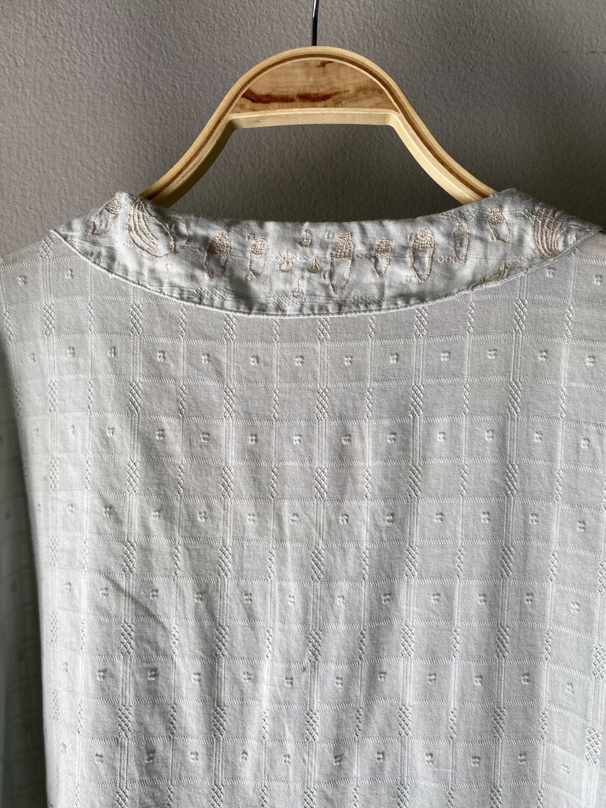 Ne-Net Né-net Mint Green Embroidered Peter Pan Collar Top Size XS / US 0-2 / IT 36-38 - 7 Thumbnail