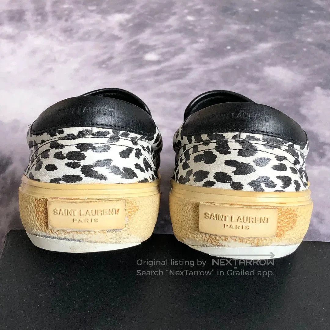 Saint Laurent Paris Saint Laurent Babycat White Leopard Slip On. Size US 10 / EU 43 - 6 Thumbnail