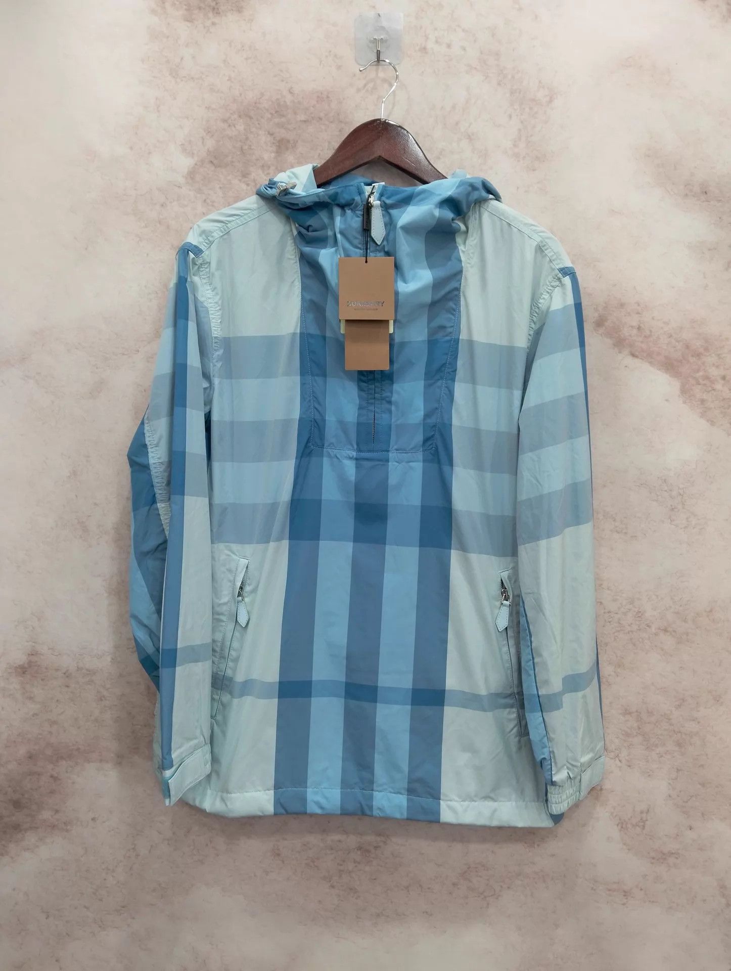Burberry Burberry Check Zip Hooded Longsleeve Jacket Size S Size S / US 4 / IT 40 - 1 Thumbnail