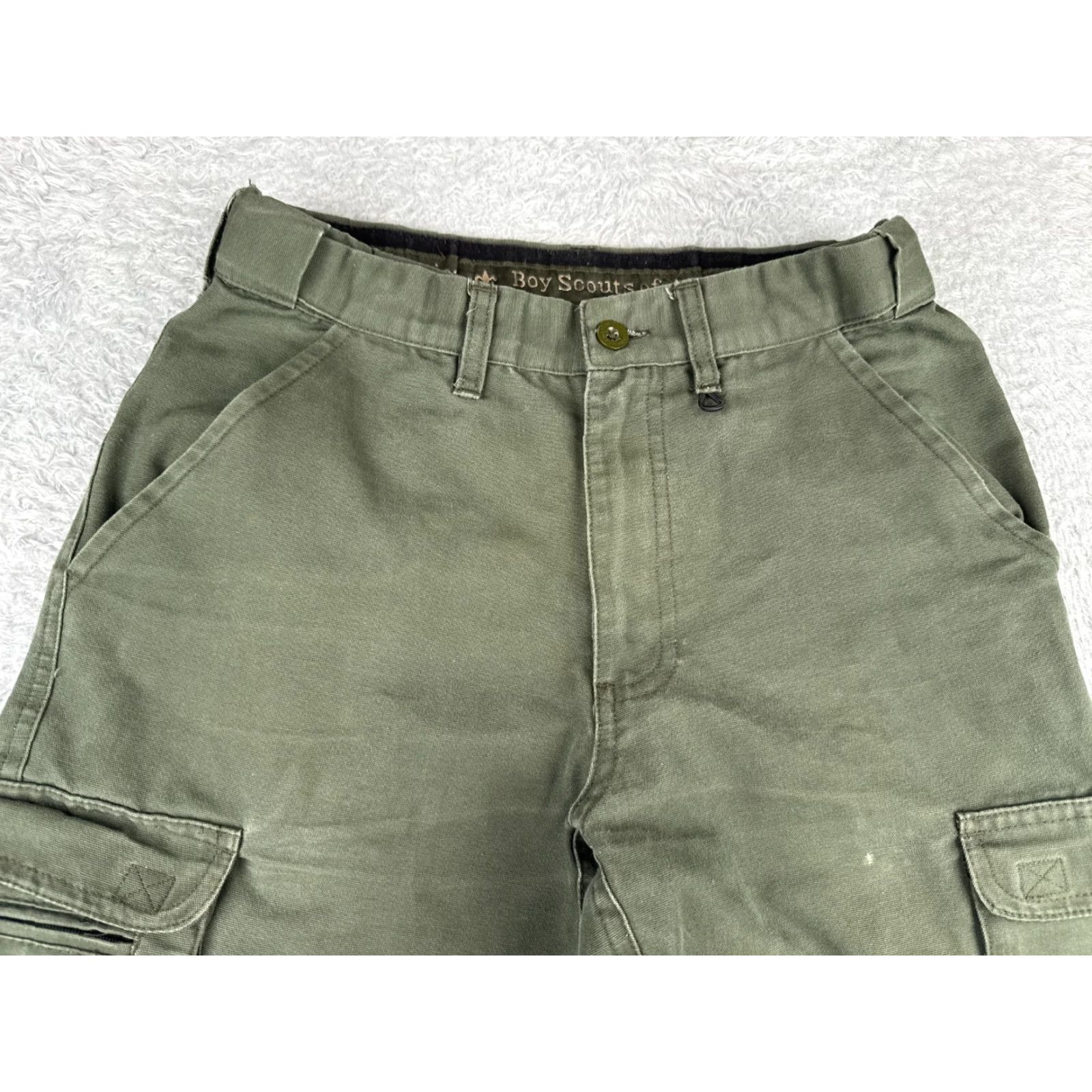 Vintage VINTAGE Boy Scouts Pants Adult 42 Green Cargo Convertible Uniform Cotton Blend 42x28 Mens Size US 42 / EU 58 - 4 Thumbnail