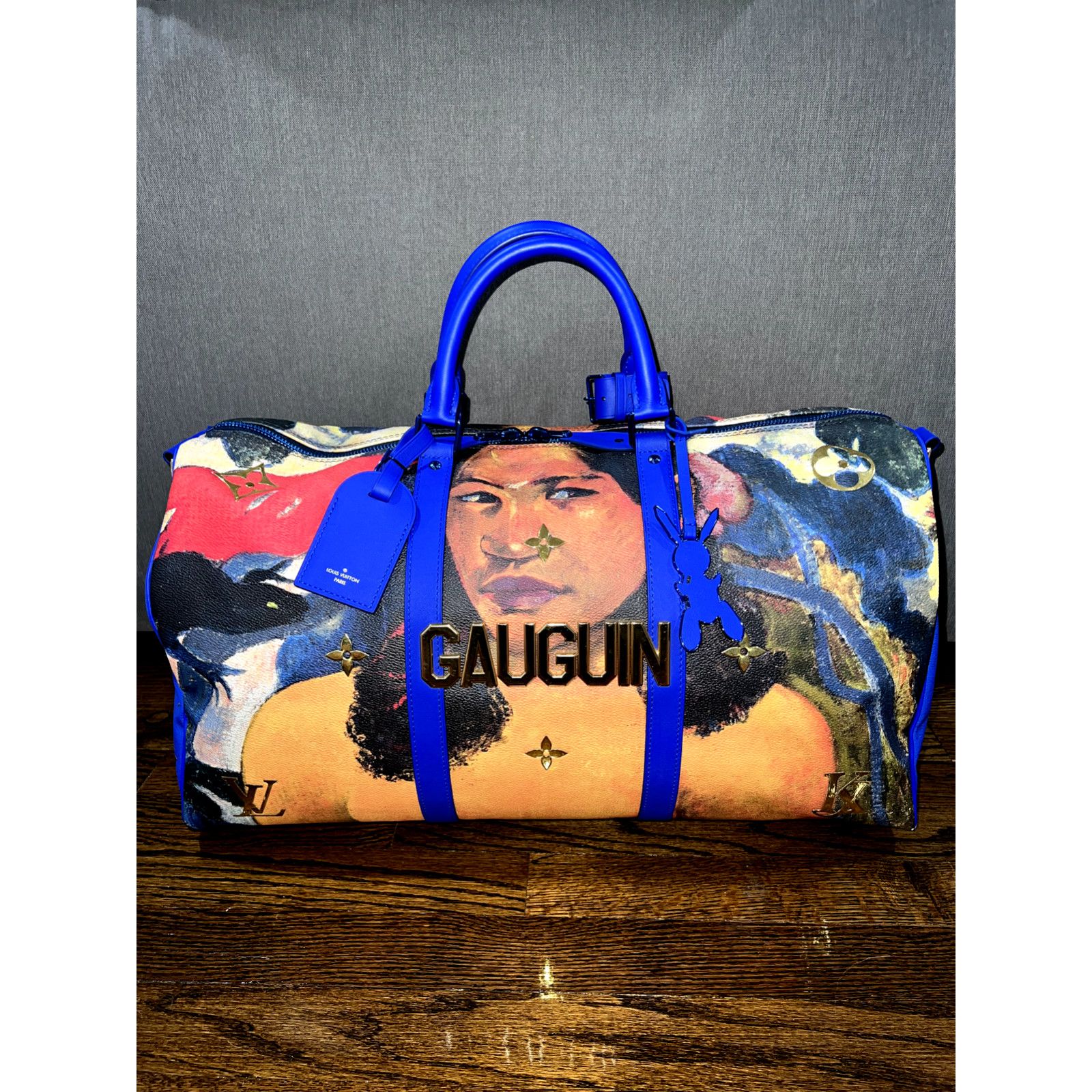 Louis Vuitton Louis Vuitton Keepall Bandouliere Gauguin Blue Travel Bag Size ONE SIZE - 2 Thumbnail