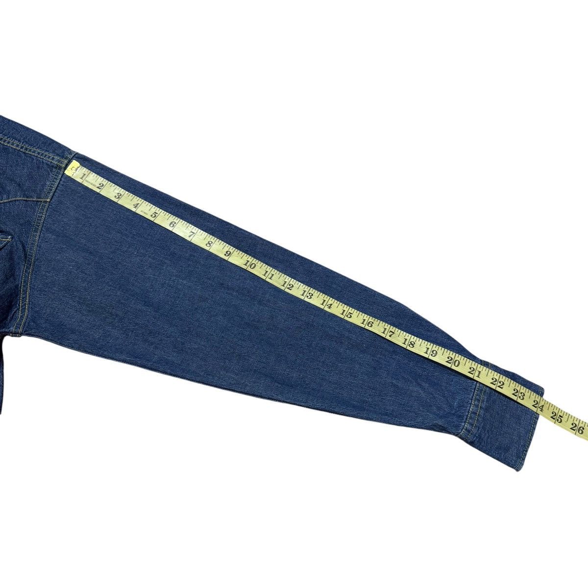 Levi's Vintage 90s Levis Big E Western Denim Shirt Selvedge Size US L / EU 52-54 / 3 - 14 Thumbnail