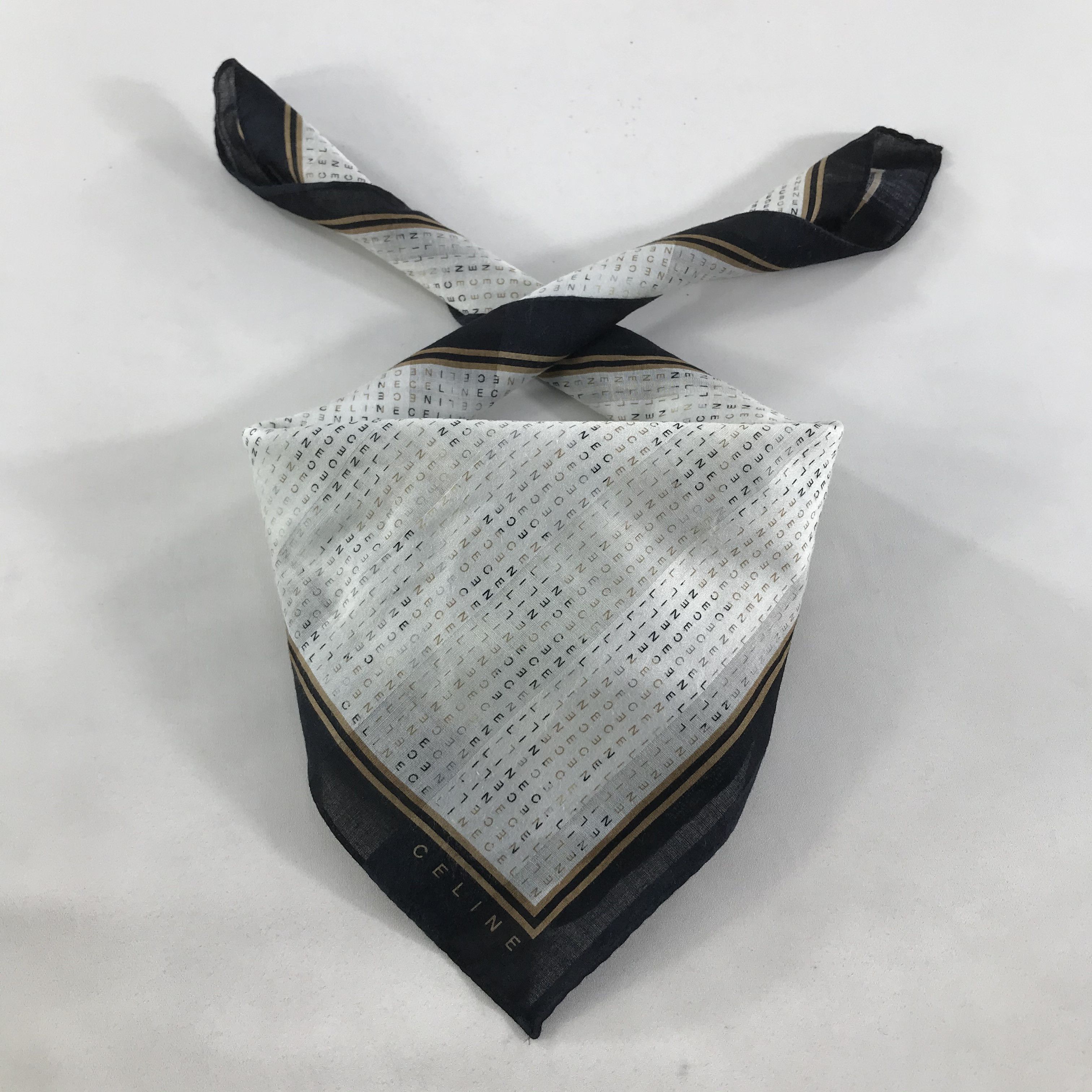 Celine × Vintage Celine Bandana / Handkerchief / Neckerchief - S1686 Size ONE SIZE - 4 Thumbnail