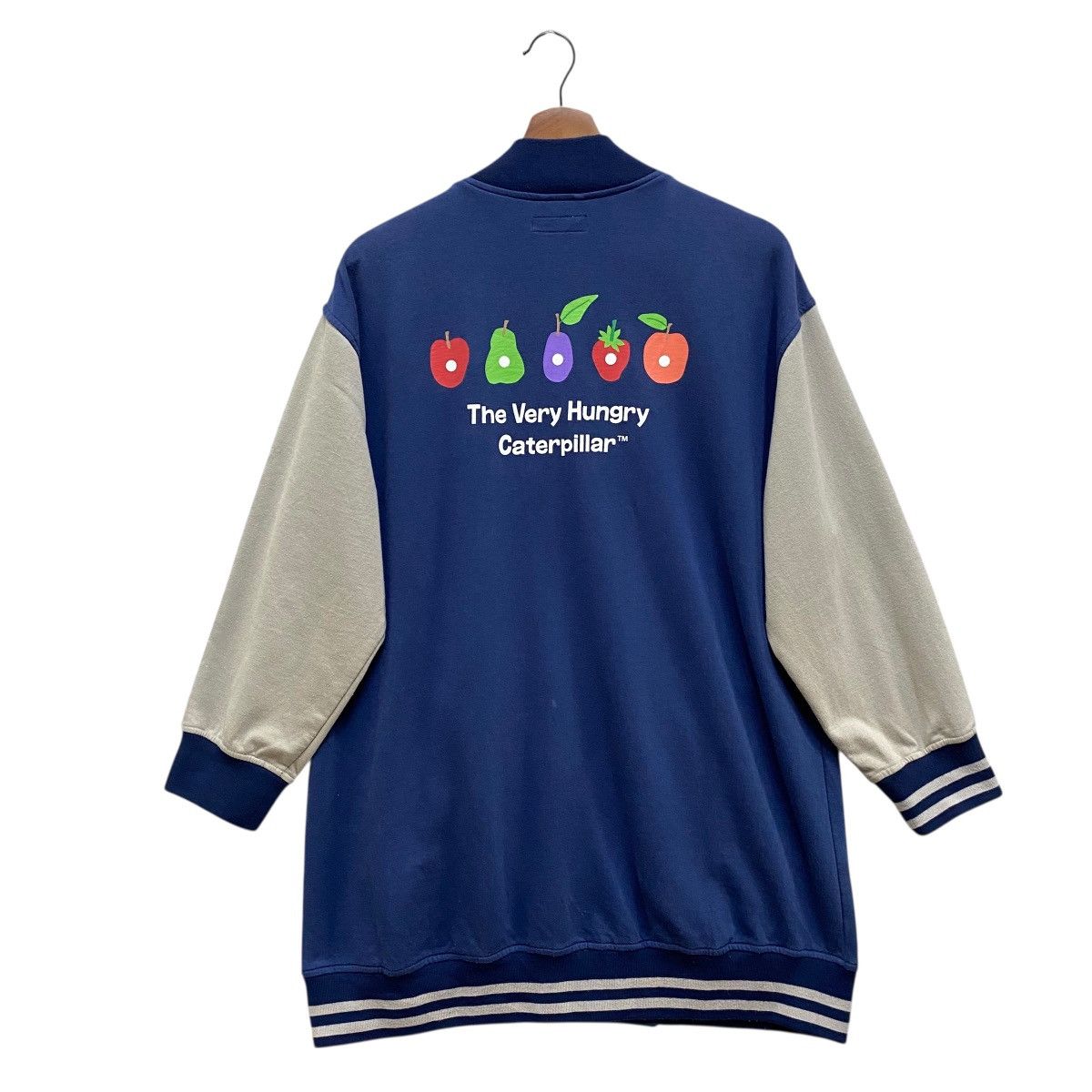 Other Vintage Eric Carle Varsity Jacket – Blue Grey Snap Button Size US L / EU 52-54 / 3 - 5 Thumbnail