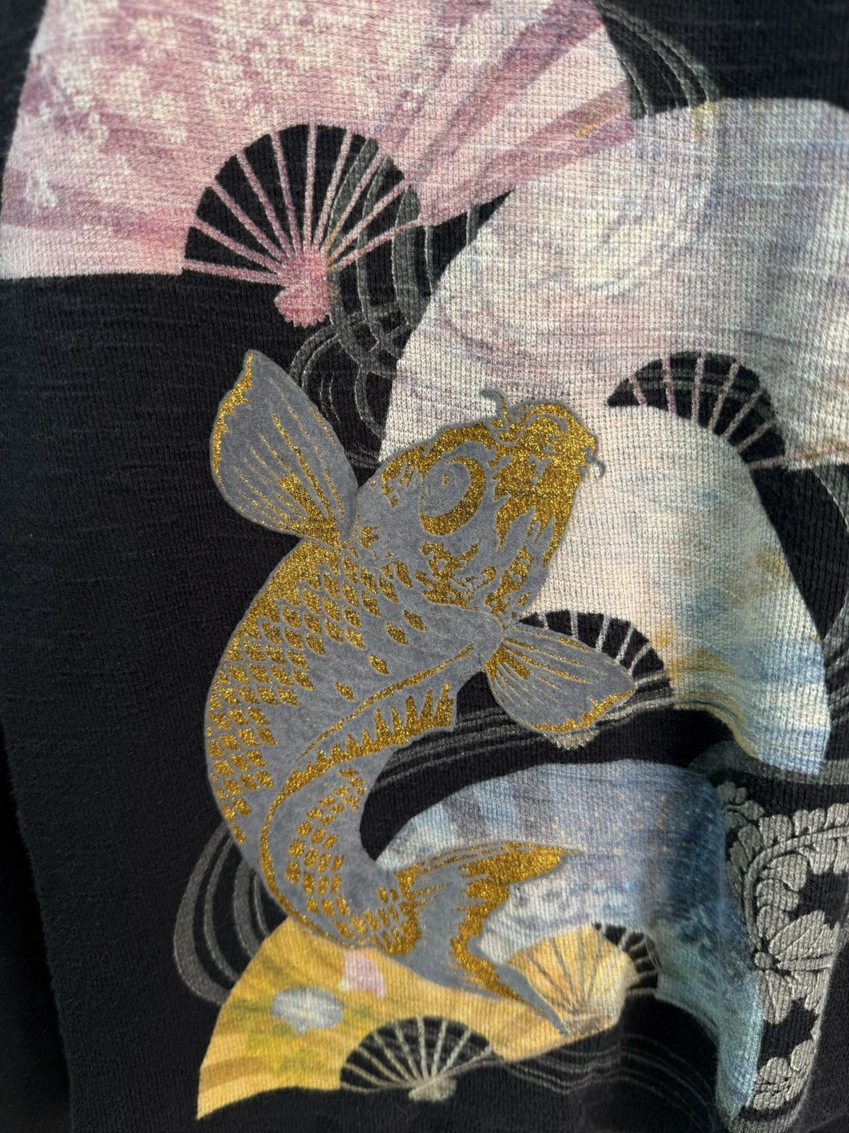 Japanese Brand Sukajan Japanese Embrodered Koi by MIYABI Size US M / EU 48-50 / 2 - 6 Thumbnail