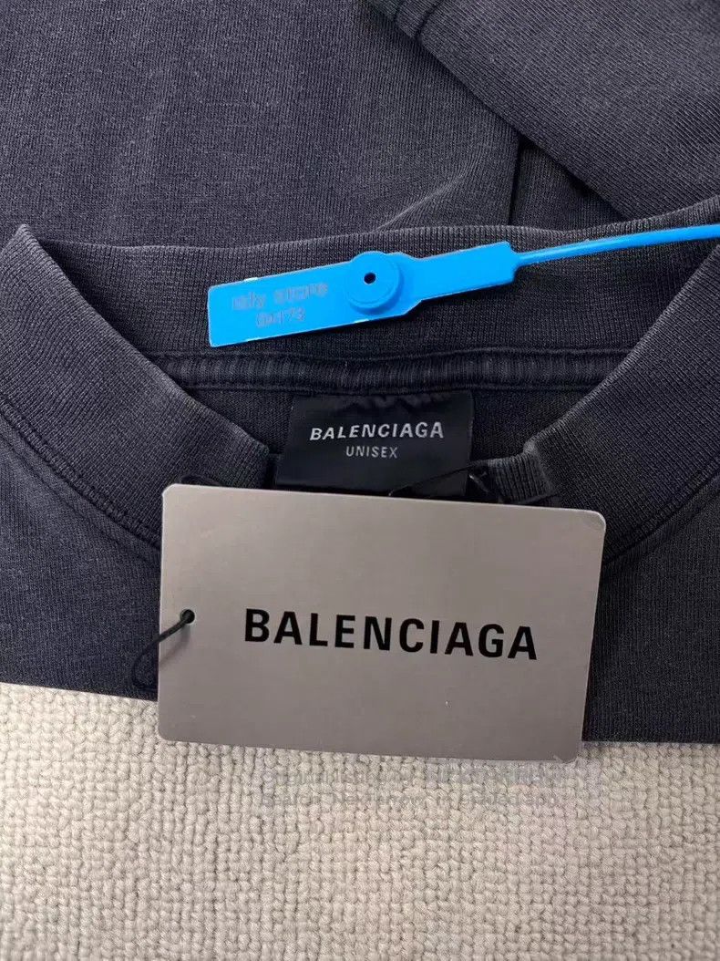Balenciaga Balenciaga Letter Printed Round Neck Short Sleeve Knit T-S Size US S / EU 44-46 / 1 - 5 Thumbnail
