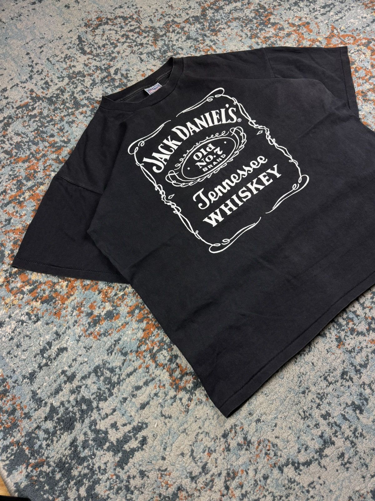 Vintage Vintage 90s Jack Daniels whiskey faded washed tee Size US XL / EU 56 / 4 - 3 Thumbnail