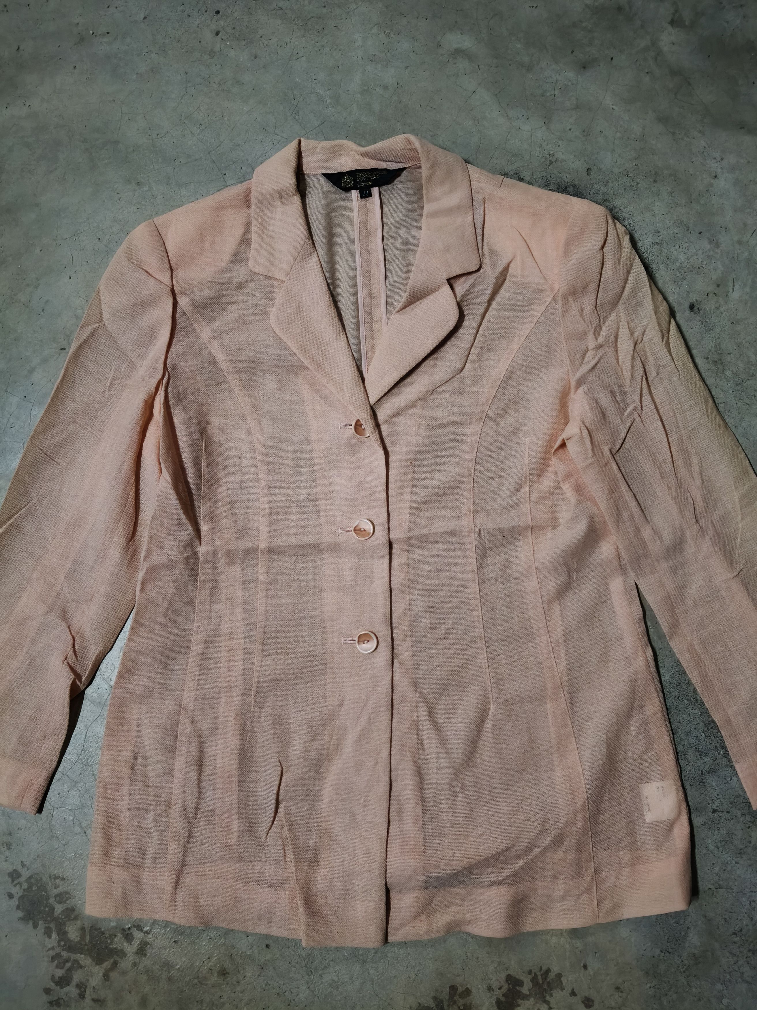 Designer × Hardy Amies × Vintage Hardy Amies See Through Blazer's Size M / US 6-8 / IT 42-44 - 3 Thumbnail