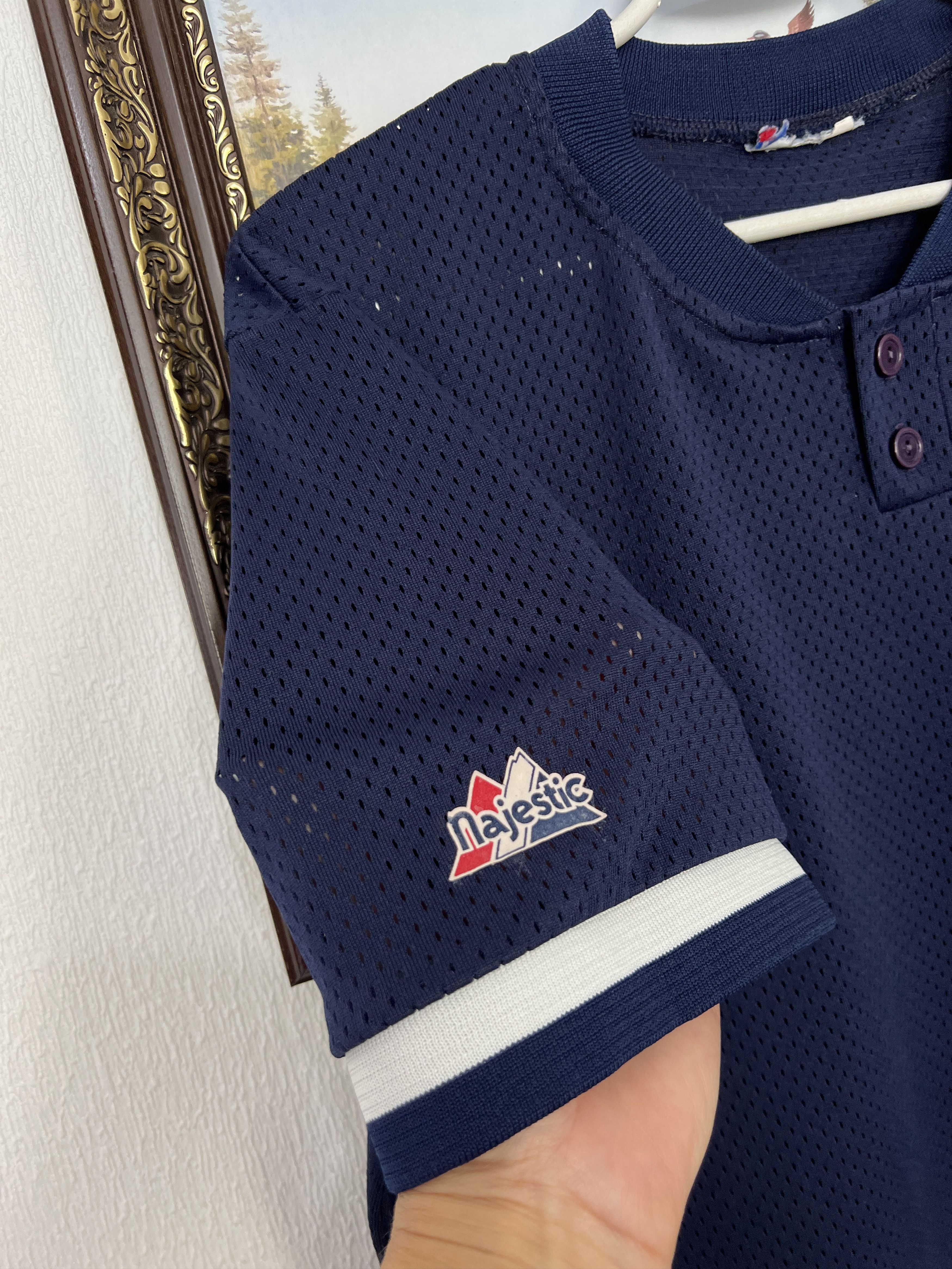 New York Yankees Vintage 90's Majectic New York Yankees MLB Baseball Jersey Size US M / EU 48-50 / 2 - 5 Thumbnail