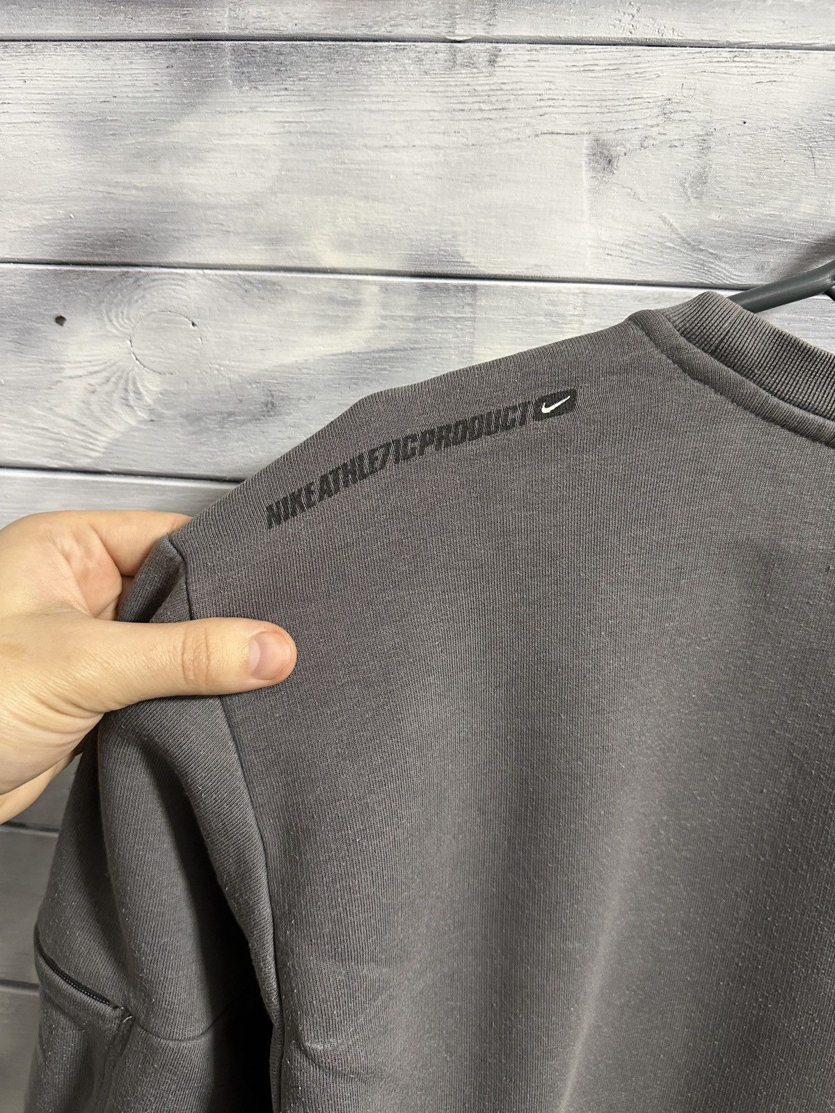 Nike Rare Vintage Sweatshirt Nike Small Swoosh Drill Y2K style Size US M / EU 48-50 / 2 - 4 Thumbnail