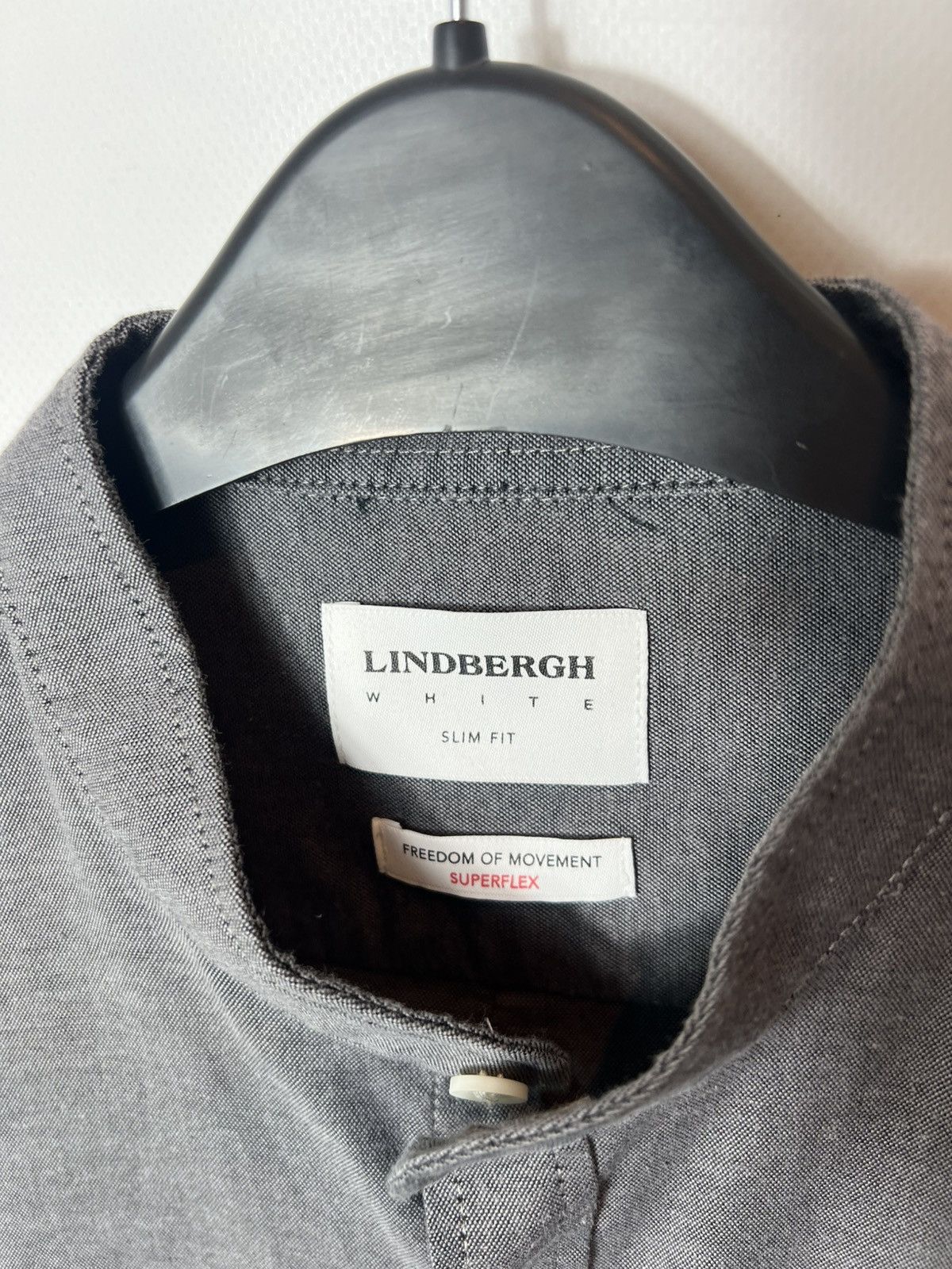 Lindbergh Vintage luxury designer Lindbergh Gray Button Up Shirt Sz M Size US M / EU 48-50 / 2 - 5 Thumbnail
