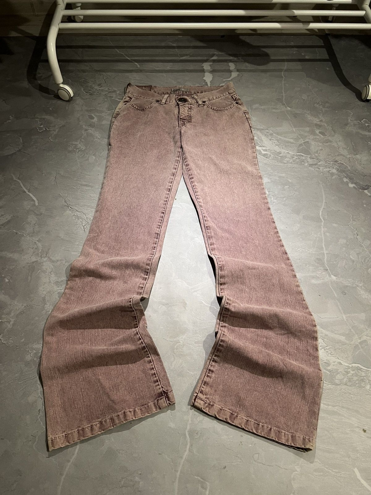 Japanese Brand Japanese Street Style / Pink Y2K Flared / Balenciaga Style Size US 30 / EU 46 - 2 Thumbnail