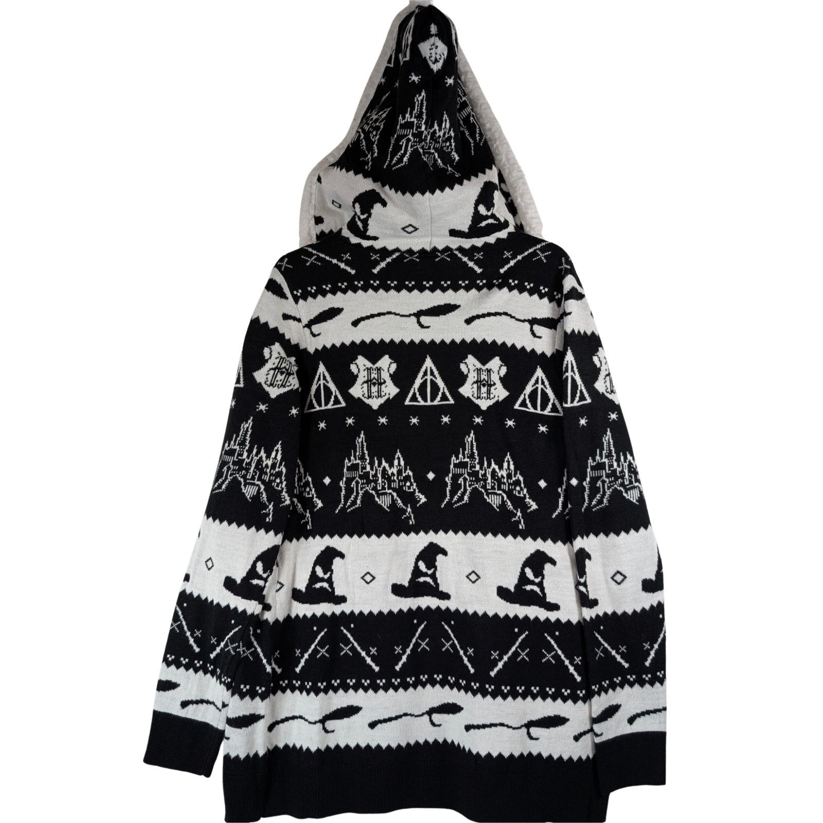 Unknown London Harry Potter Sherpa Hooded Cardigan Sweater Womens Size S Size S / US 4 / IT 40 - 4 Thumbnail