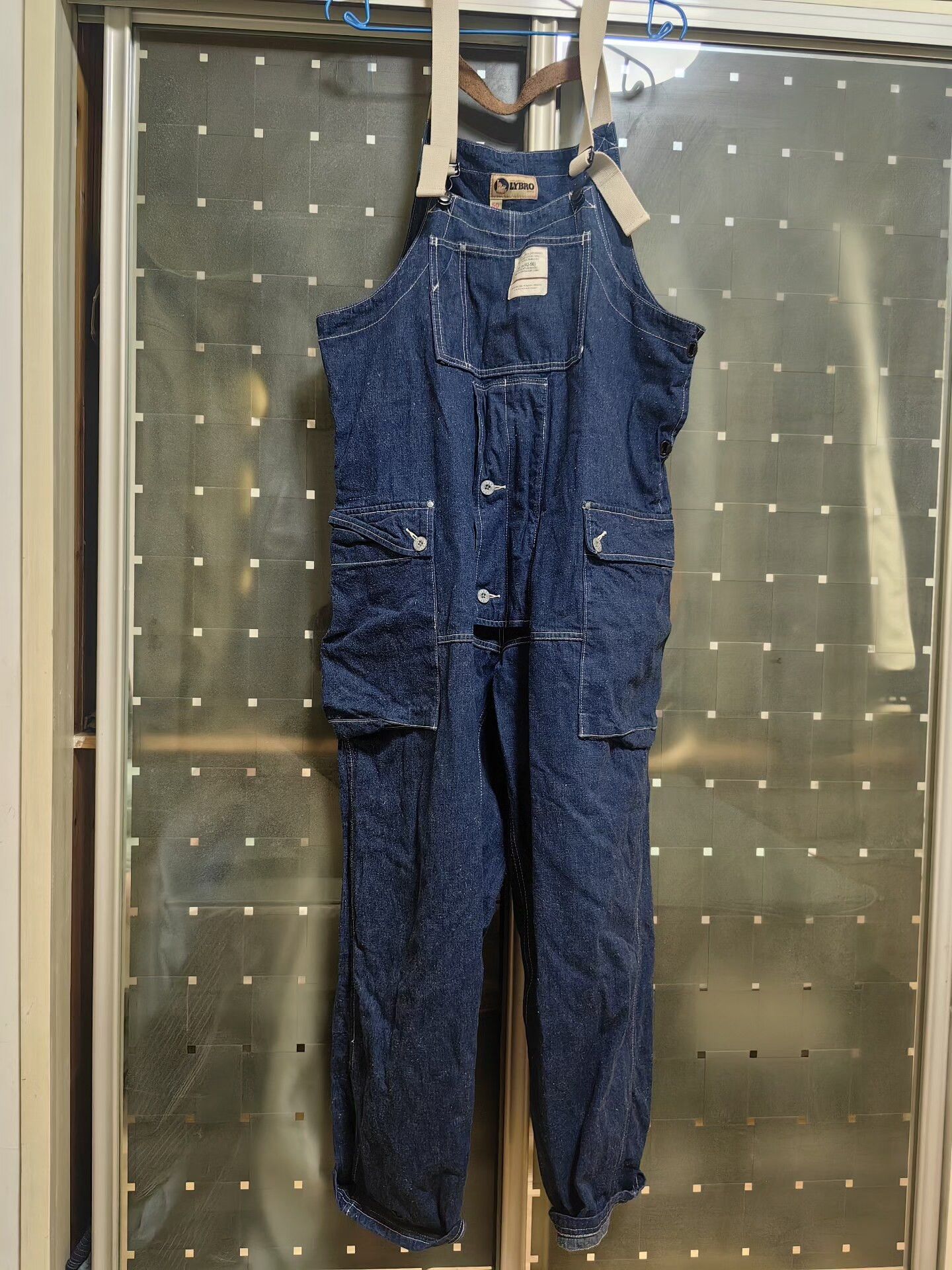 Nigel Cabourn Lybro Naval Dungaree - 46 - Japanese Denim Mix 10 oz