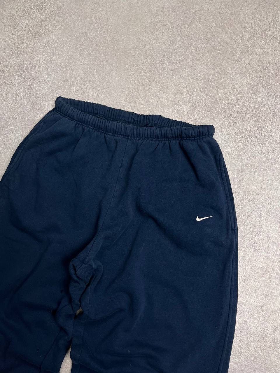 Nike × Vintage Vintage Nike Swoosh Baggy Cotton Sweatpants L Size US 34 / EU 50 - 3 Thumbnail