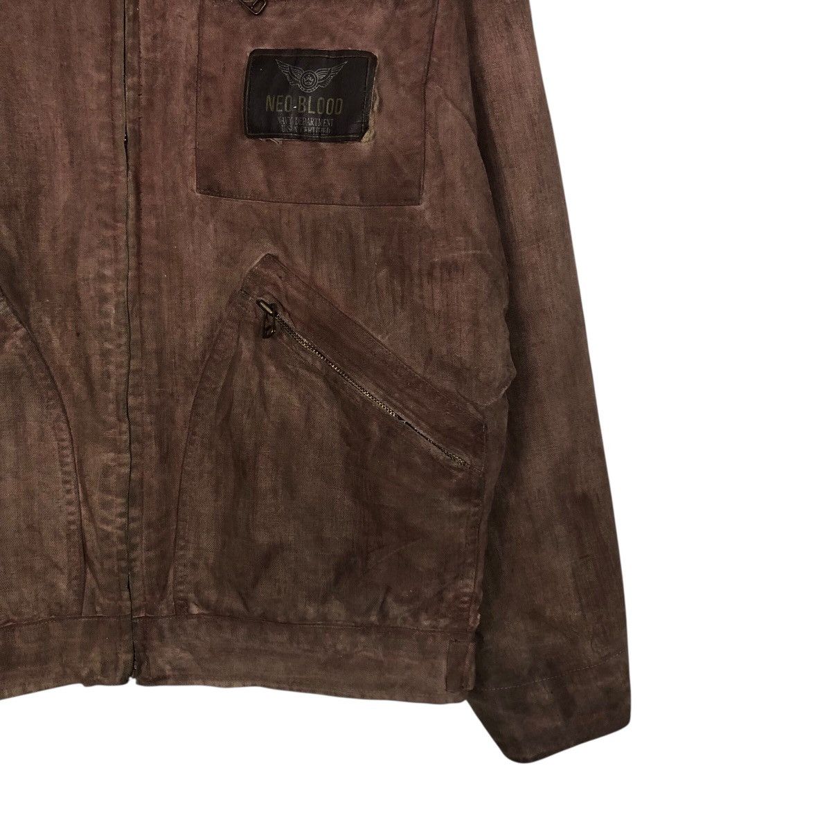Japanese Brand 📌Vintage Leather Jacket Neo Blood Blanket Issey Miyake Size US M / EU 48-50 / 2 - 6 Thumbnail
