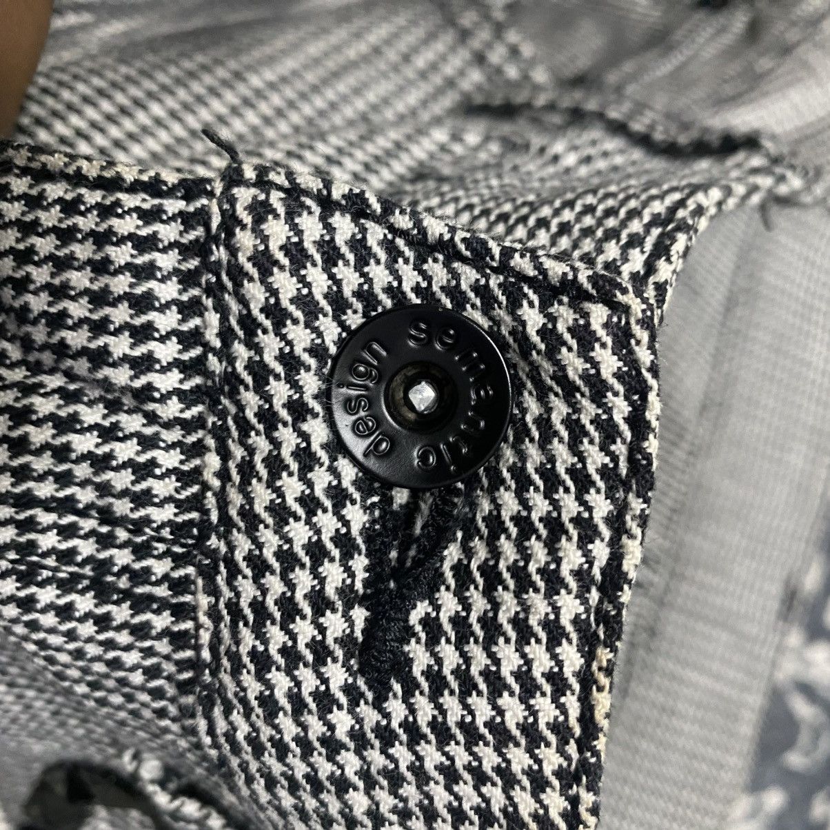 semanticdesign Semantic Design Houndstooth Skull Clawmark Jeans Size US 30 / EU 46 - 19 Thumbnail