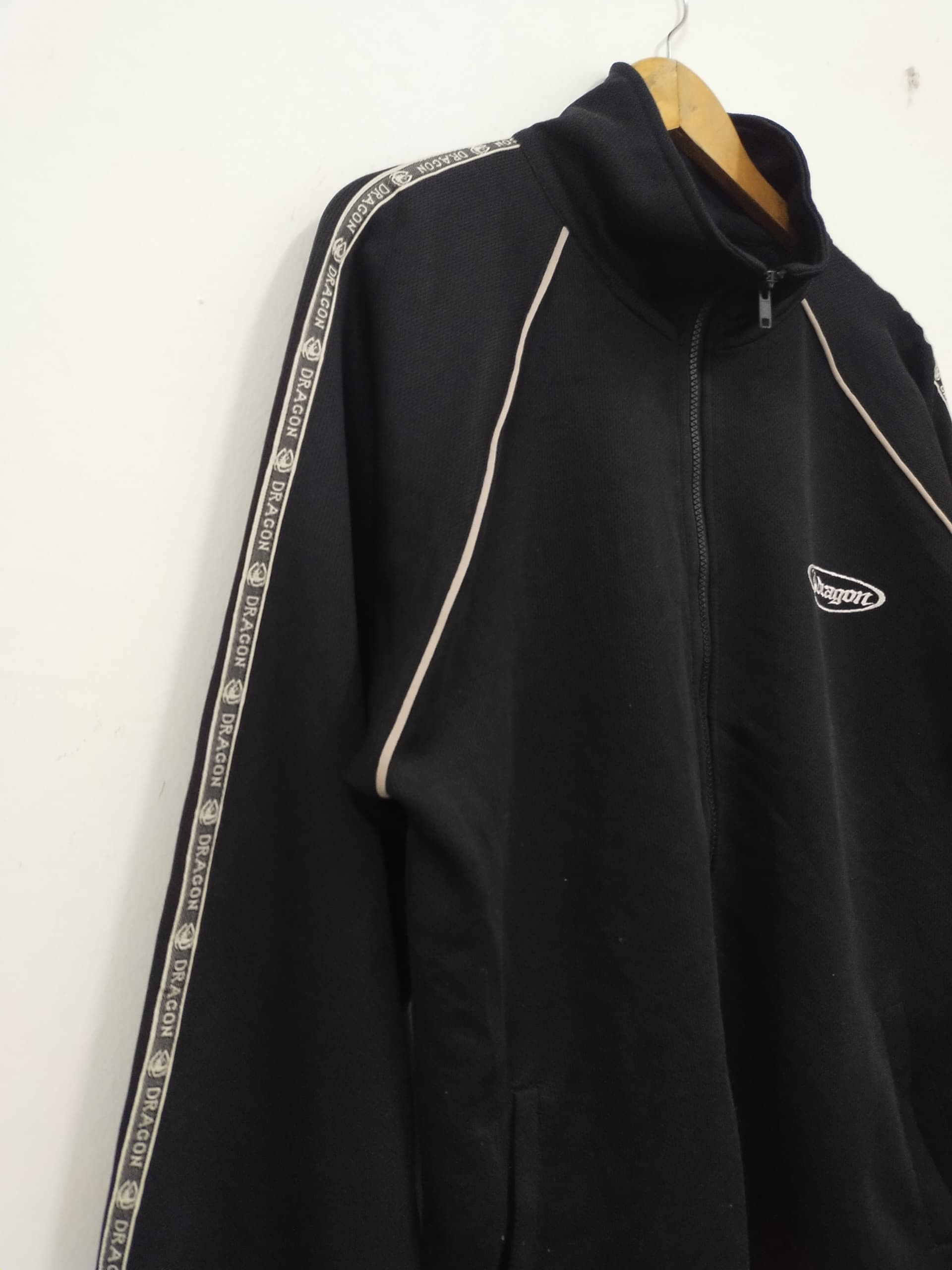 Vintage Vintage Dragon Skateboards sweater zipper side taped Size US L / EU 52-54 / 3 - 3 Thumbnail