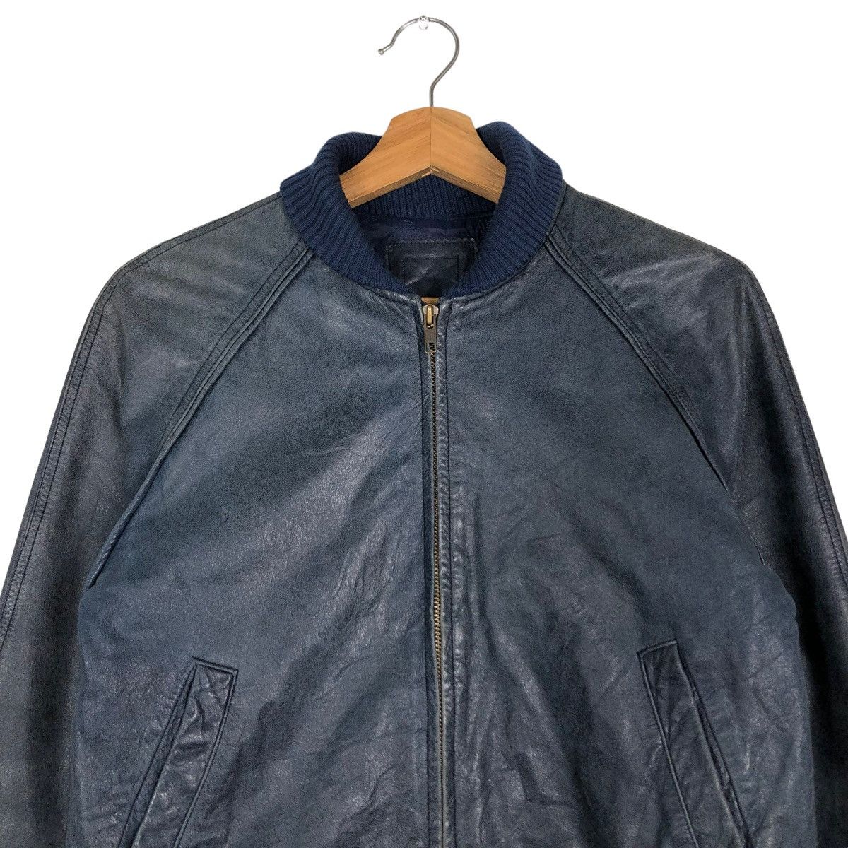 Japanese Brand 🔥BIKER LEATHER JACKET JAPAN MADE INSPIRE ISSEY MIYAKE Size US XS / EU 42 / 0 - 3 Thumbnail