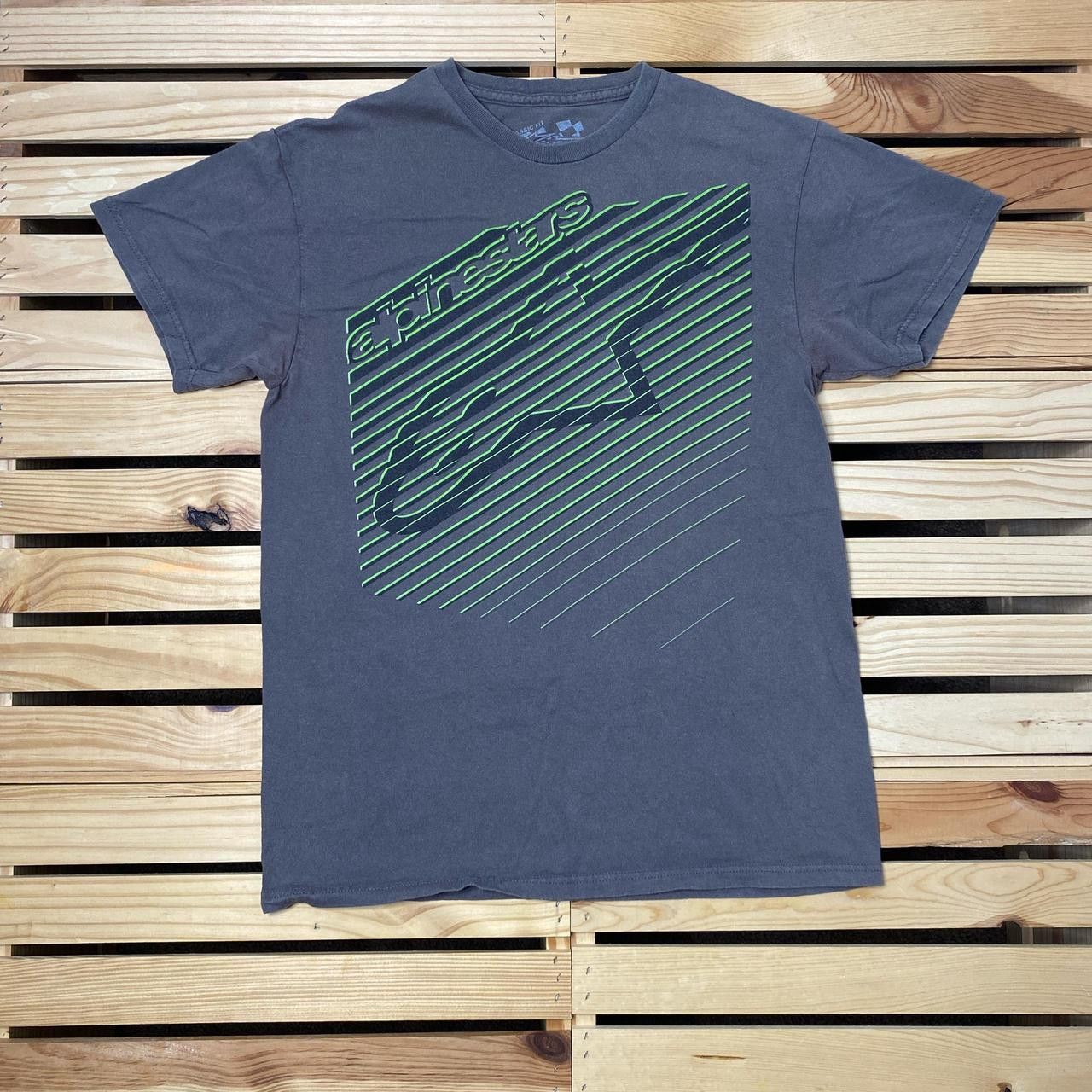 Alpinestars Alpinestars Gray Y2K Motocross Tee Size Medium Size US M / EU 48-50 / 2 - 1 Thumbnail