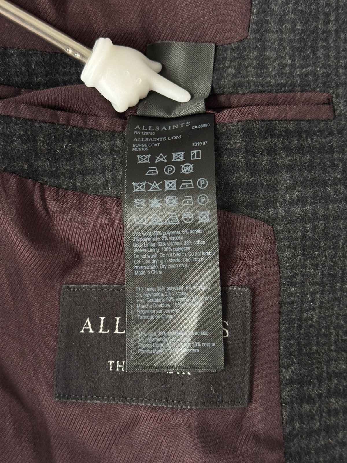 Allsaints All saints wool coat Size US S / EU 44-46 / 1 - 7 Thumbnail