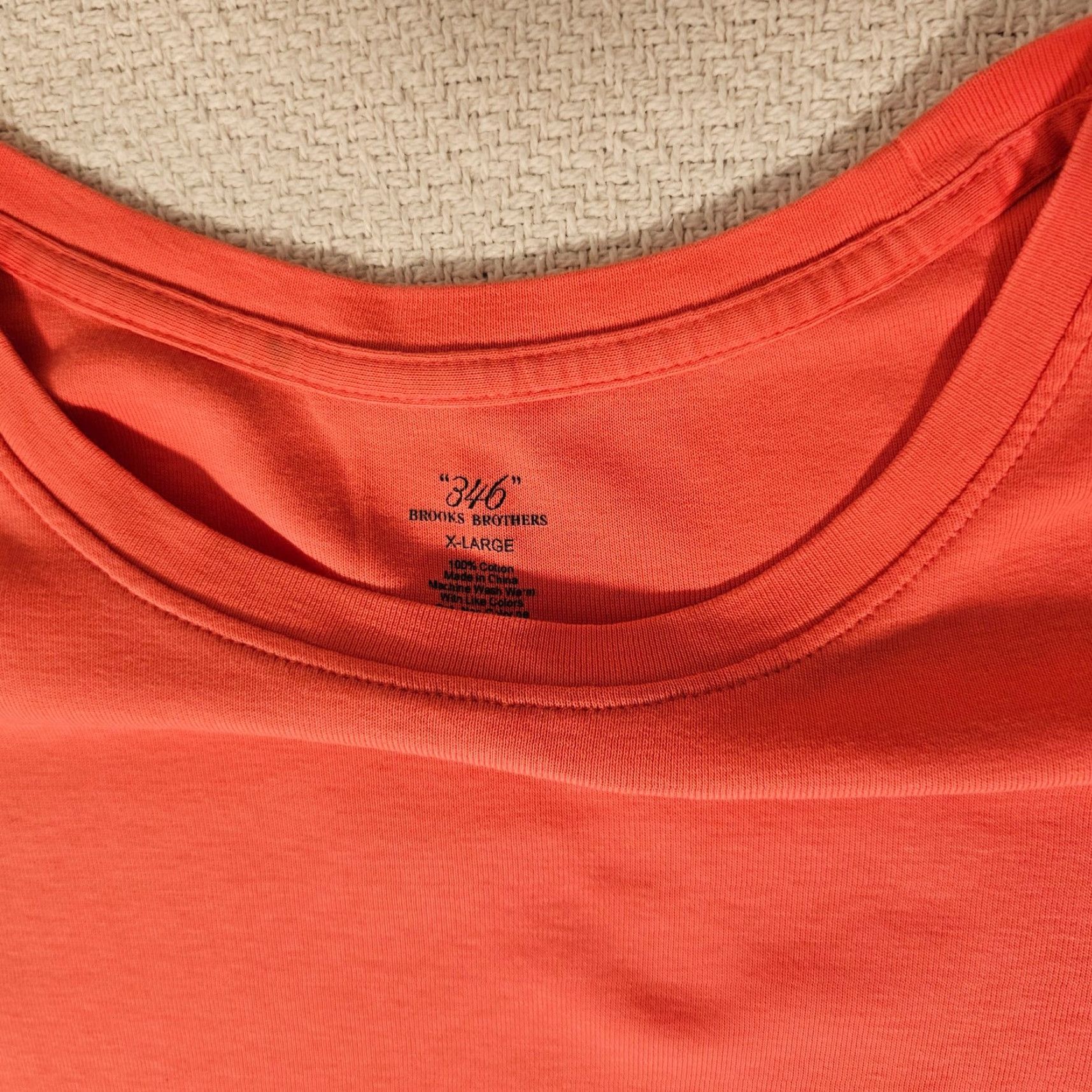 Brooks Brothers Brooks Brothers Women's Short Sleeve T-Shirt XL Pink Cotton Casual Embroidered Logo Size XL / US 12-14 / IT 48-50 - 2 Thumbnail