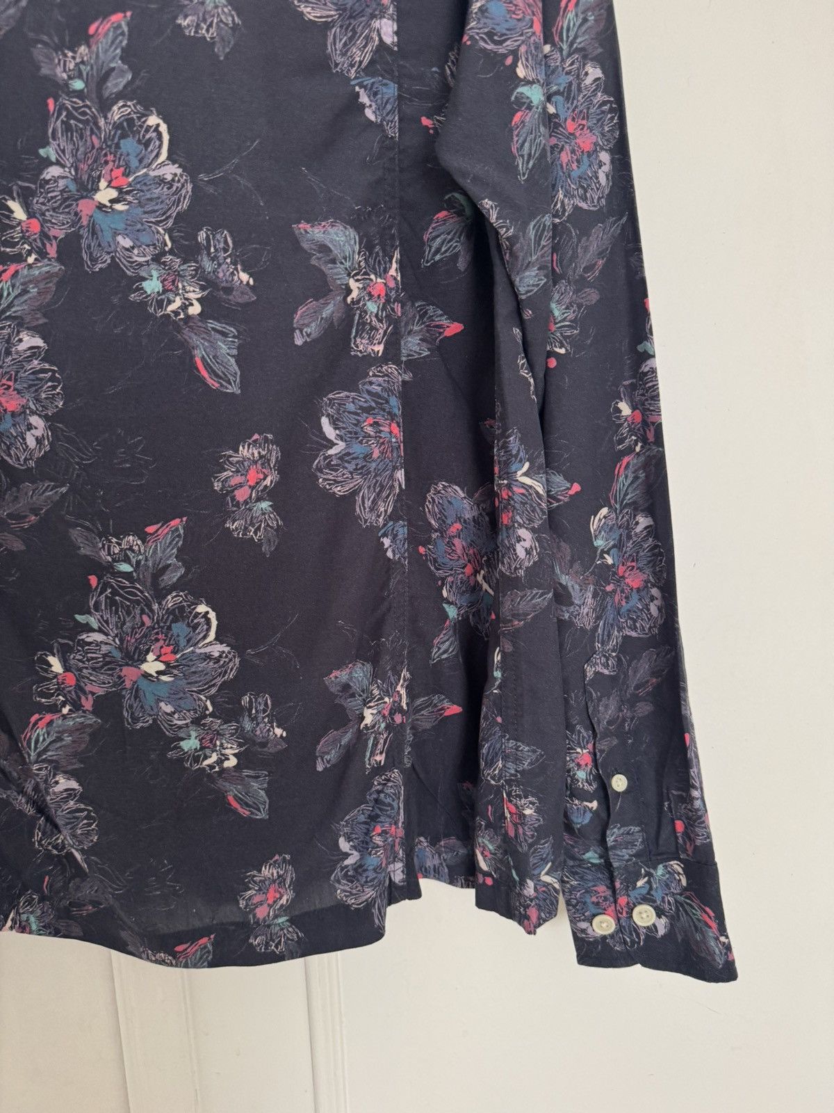 Corridor Corridor Novella Floral Print Long Sleeve Navy Lyocell Size US XS / EU 42 / 0 - 9 Thumbnail