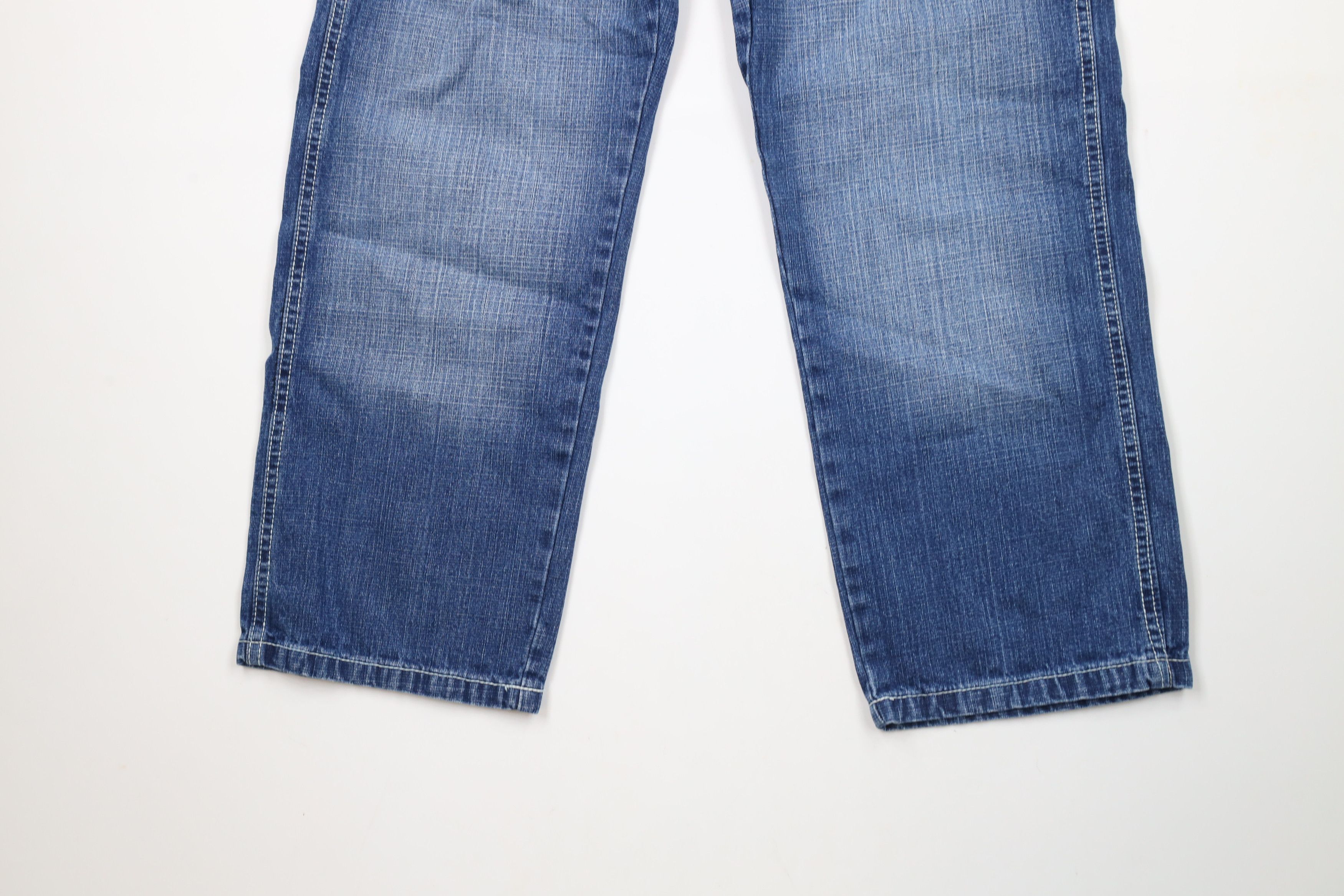 Southpole × Vintage Vintage 90s Y2K Southpole Baggy Wide Leg Denim Jeans Blue Size US 34 / EU 50 - 4 Thumbnail