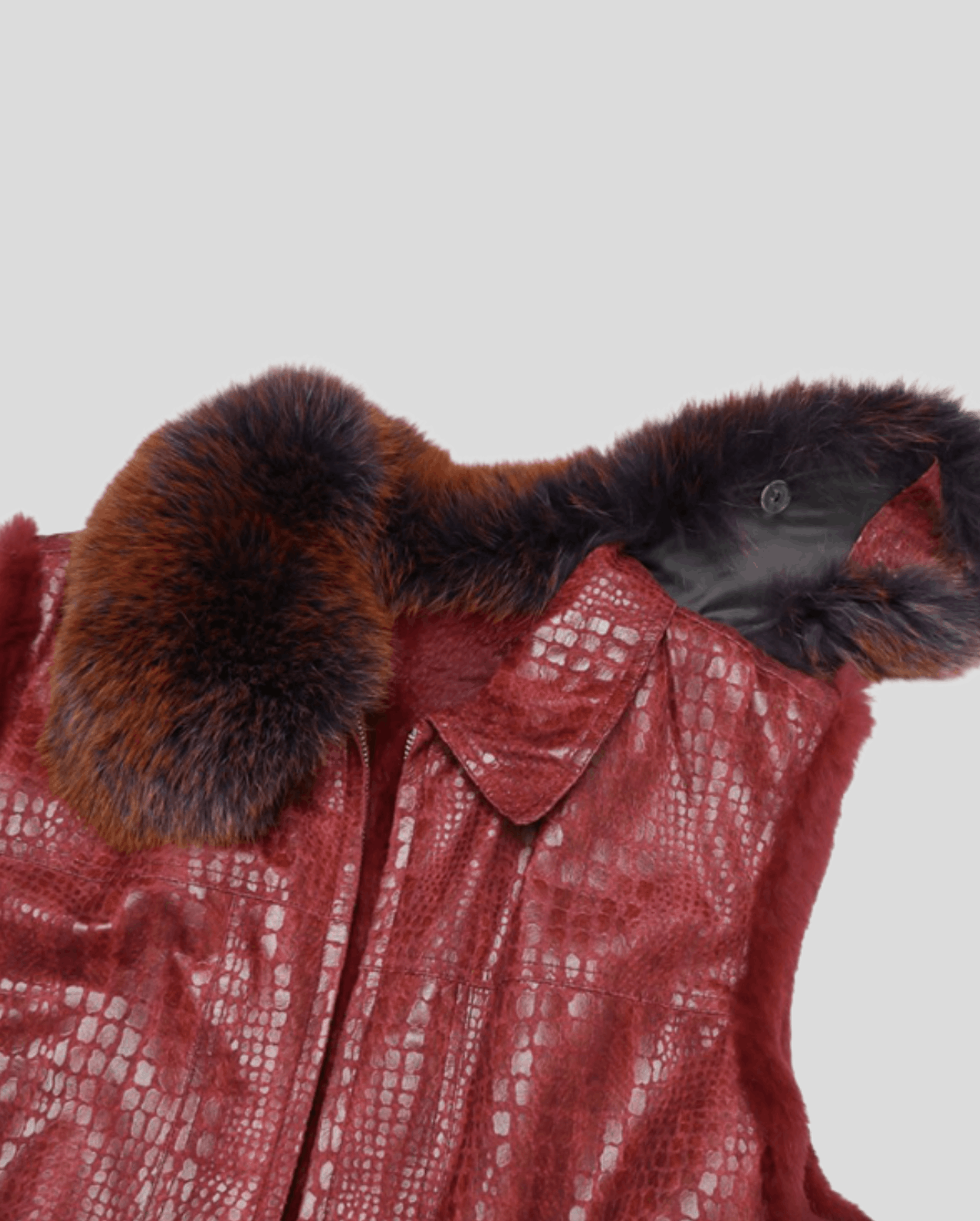 Other Rolf Schulte German Fox Collar / Rabbit-lined Vest Size M / US 6-8 / IT 42-44 - 5 Thumbnail